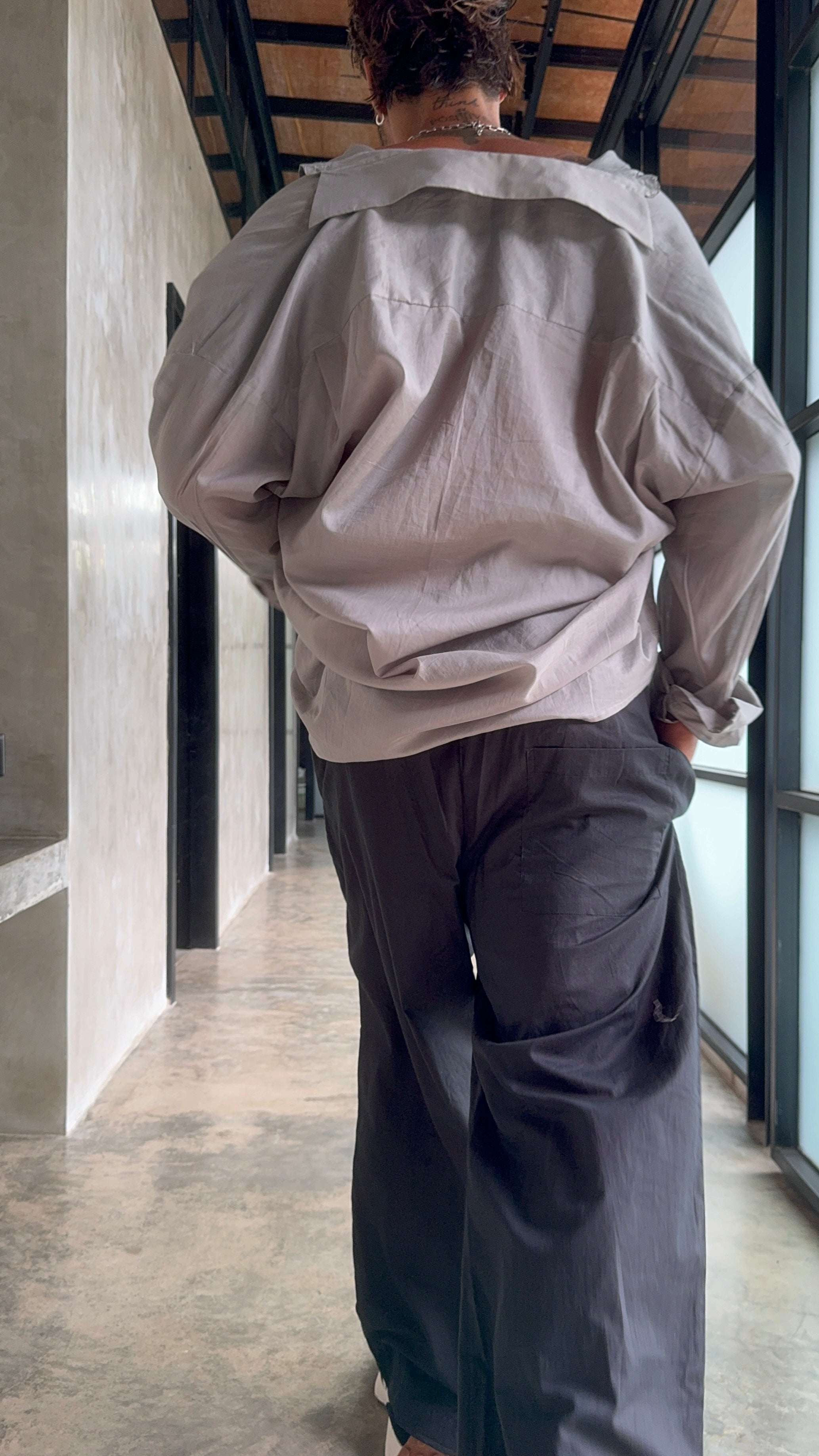 Muka Shirt Cotton Bubble Men