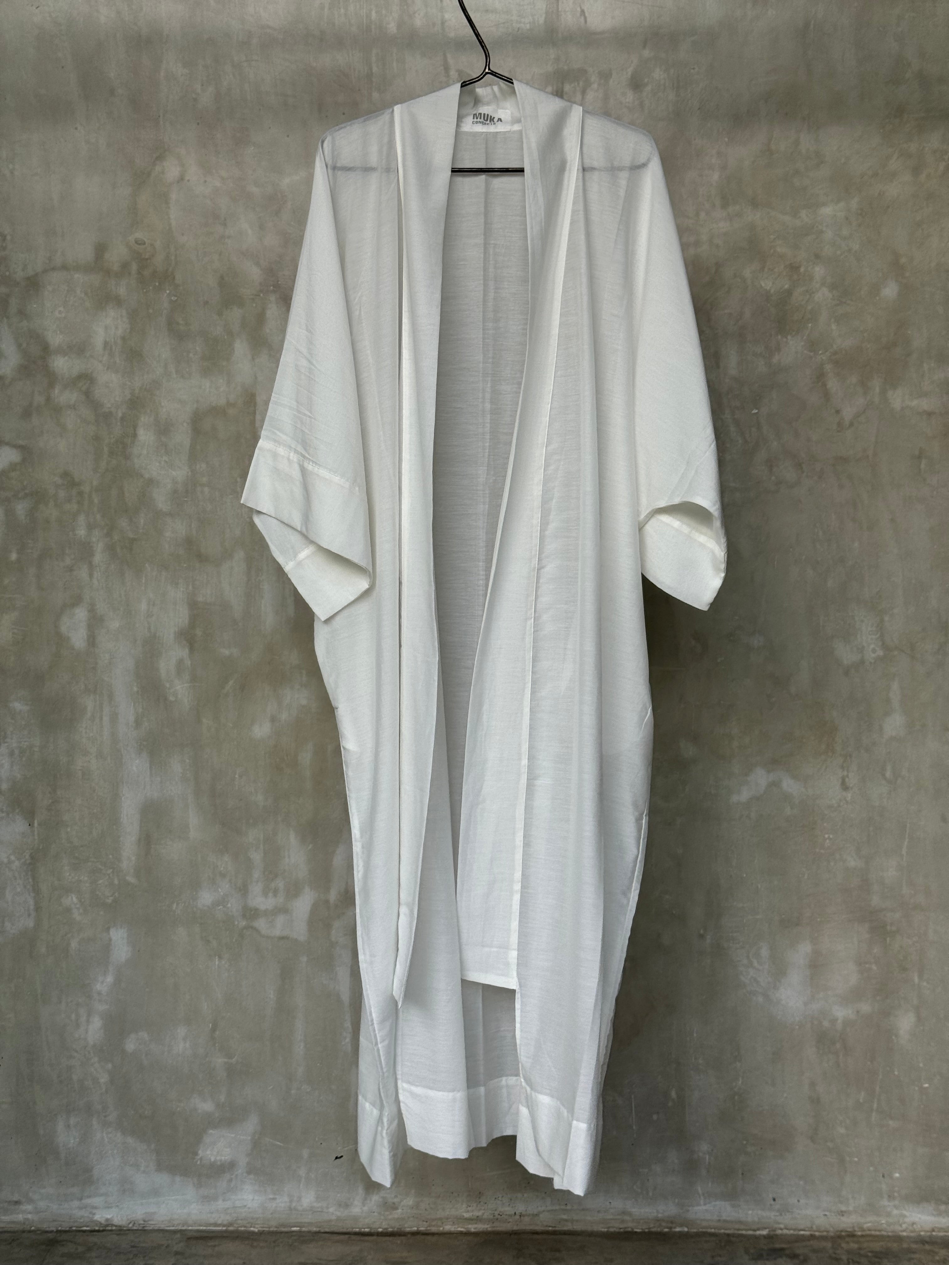 Muka Kimono Silk Cotton Long