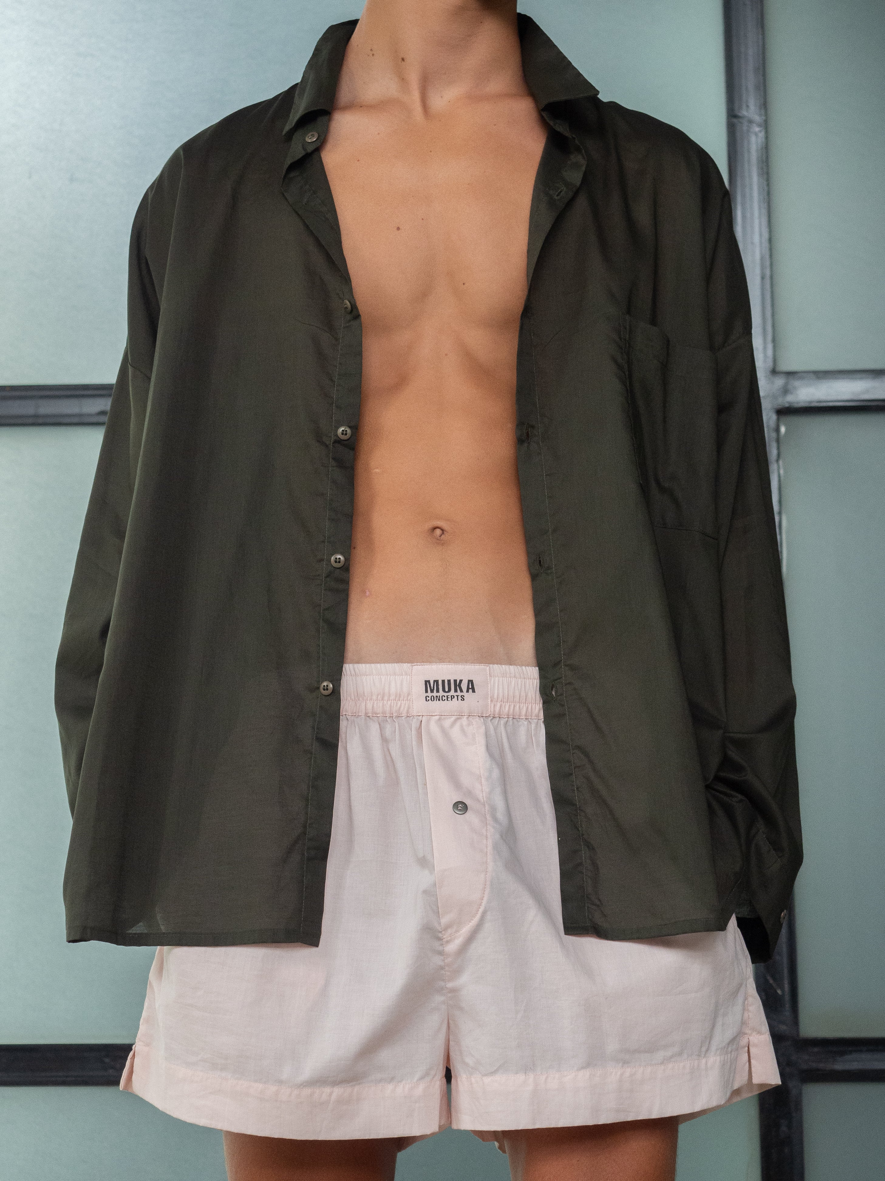 Muka Shirt Cotton One Size Men