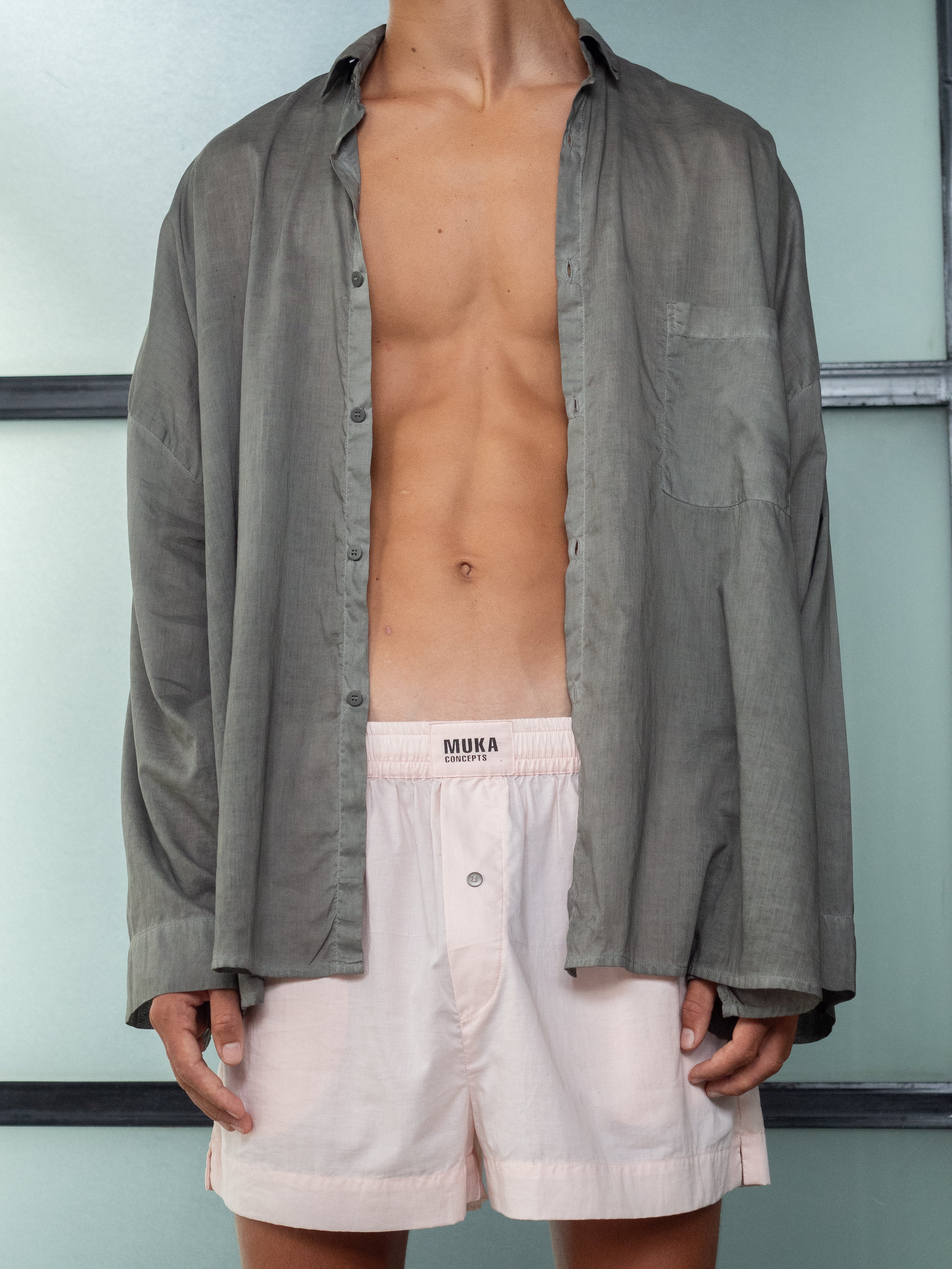 Muka Shirt Cotton One Size Men