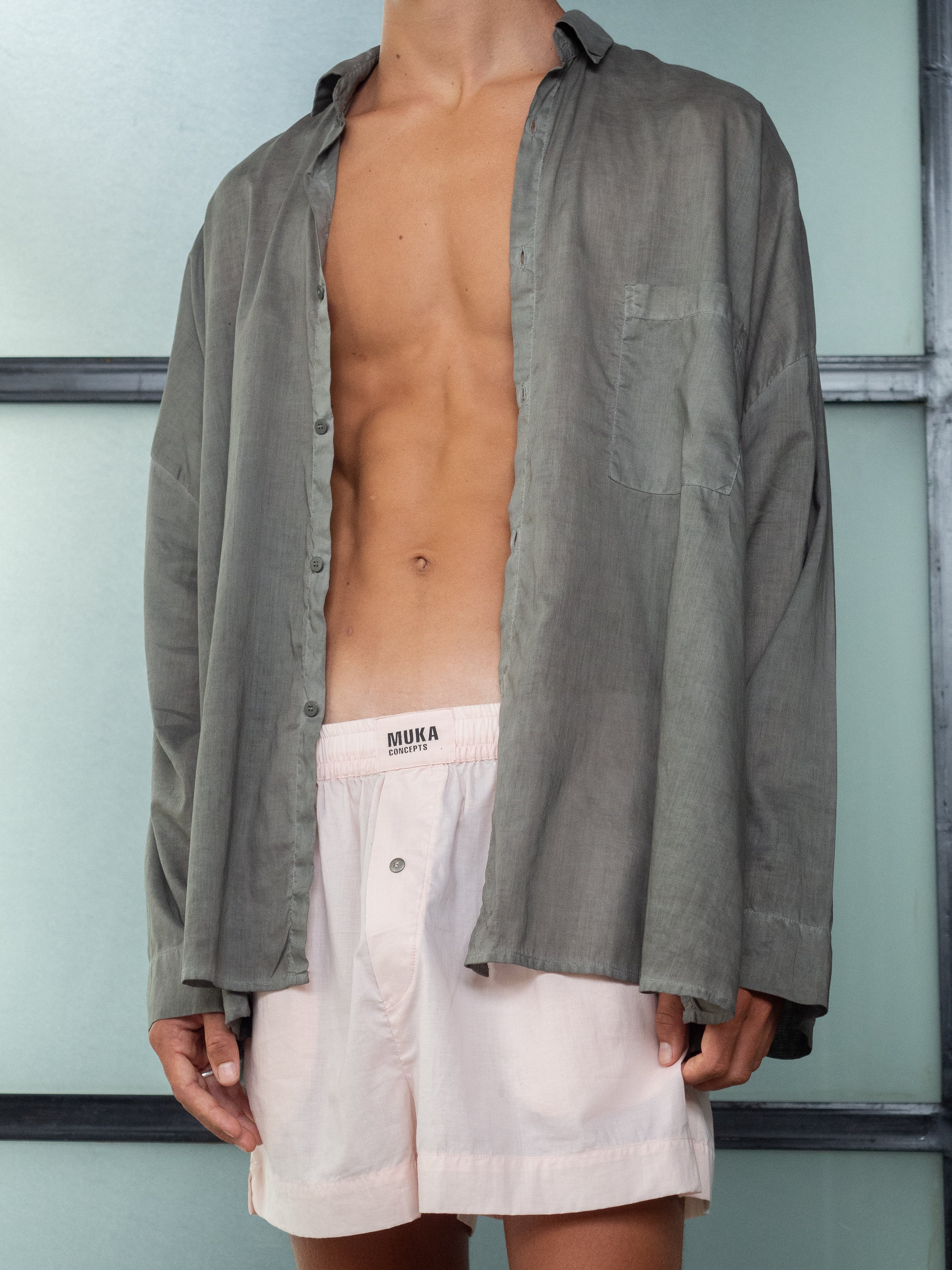 Muka Shirt Cotton One Size Men