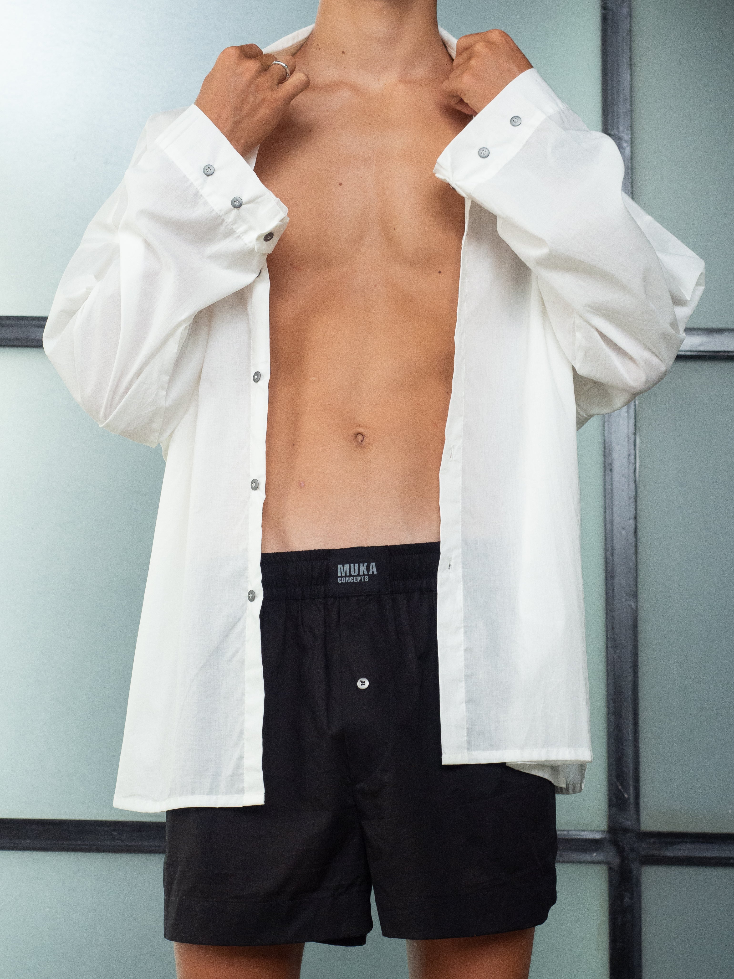 Muka Shirt Cotton One Size Men