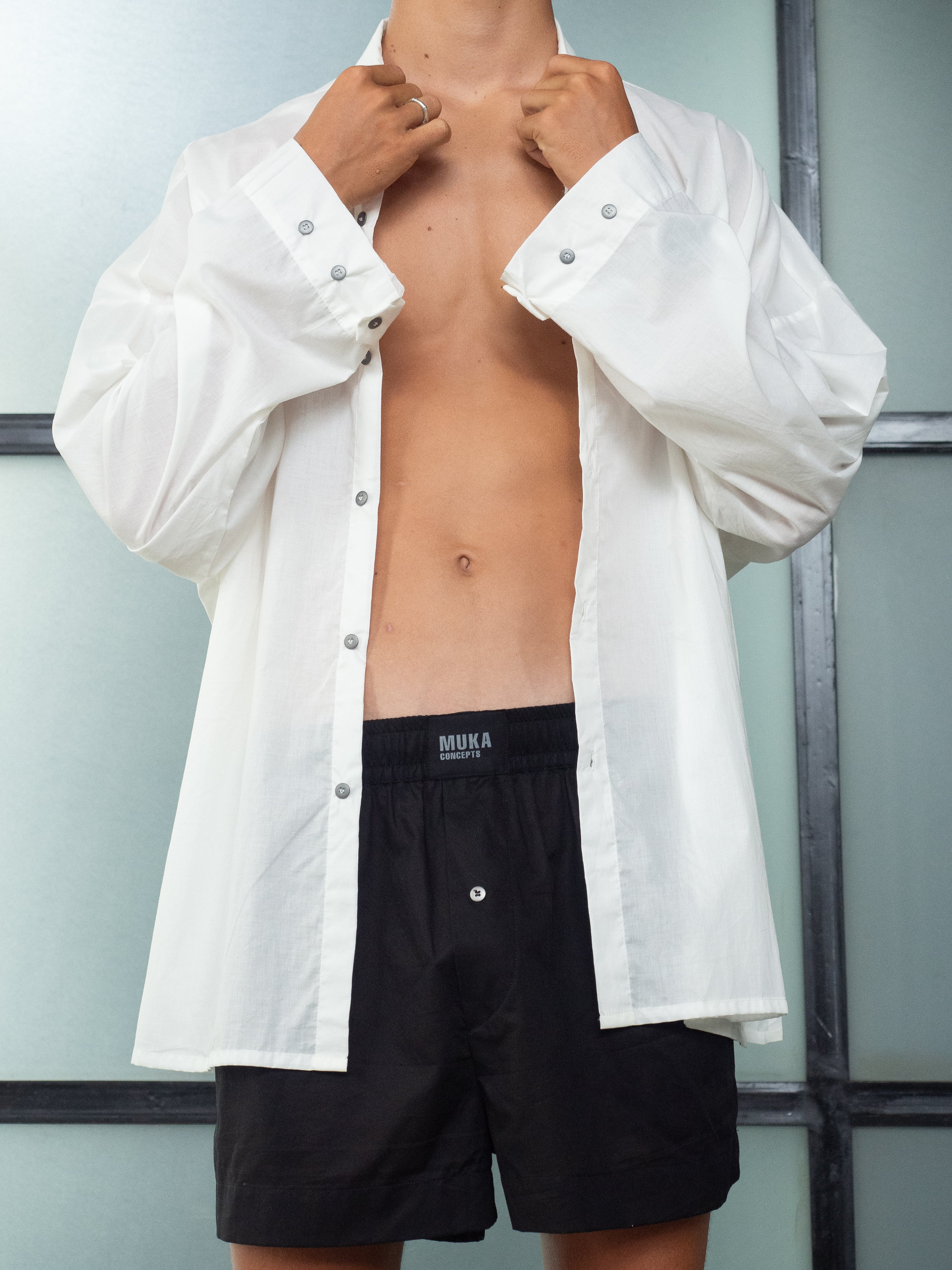 Muka Shirt Cotton One Size Men