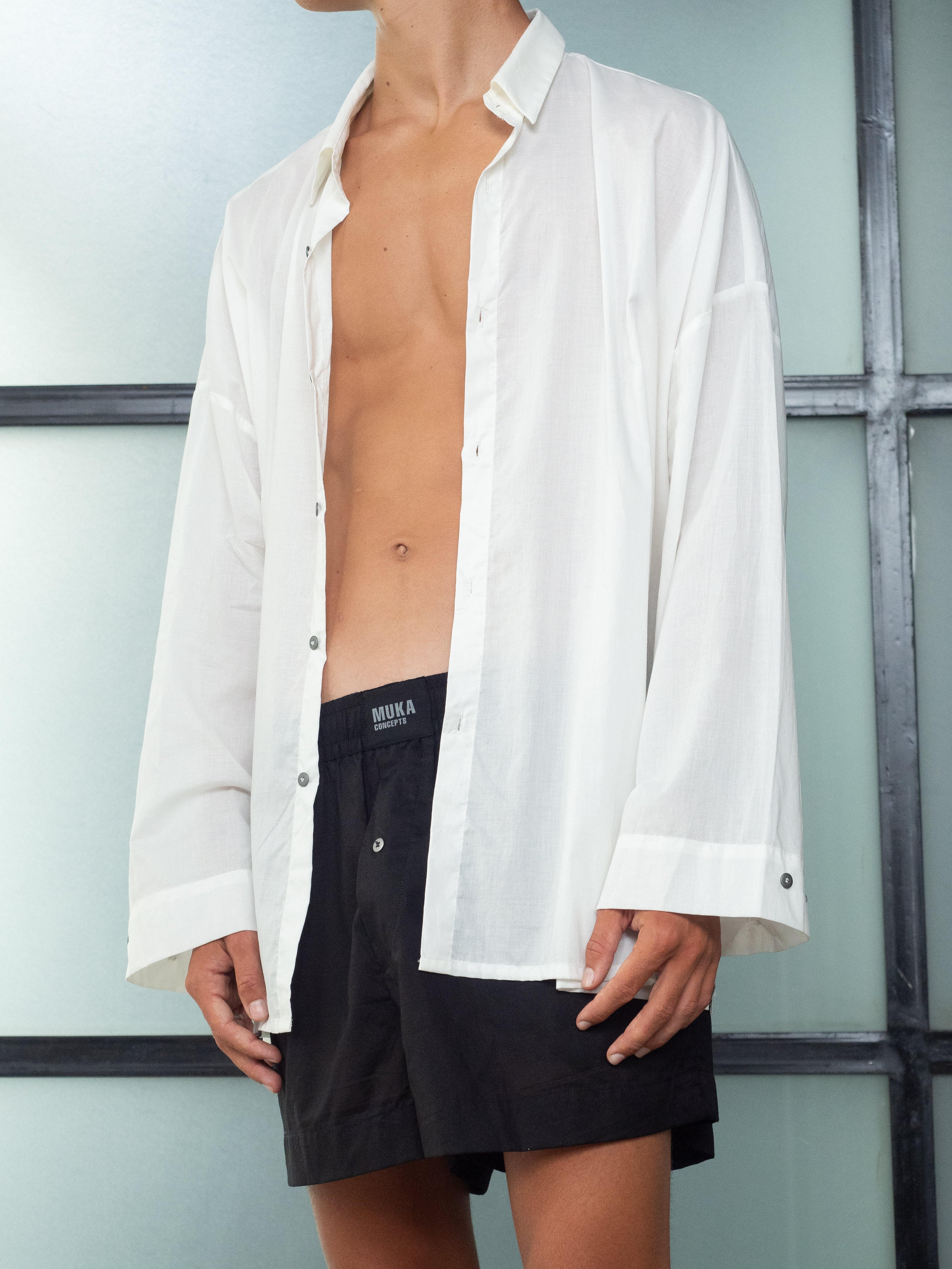 Muka Shirt Cotton One Size Men