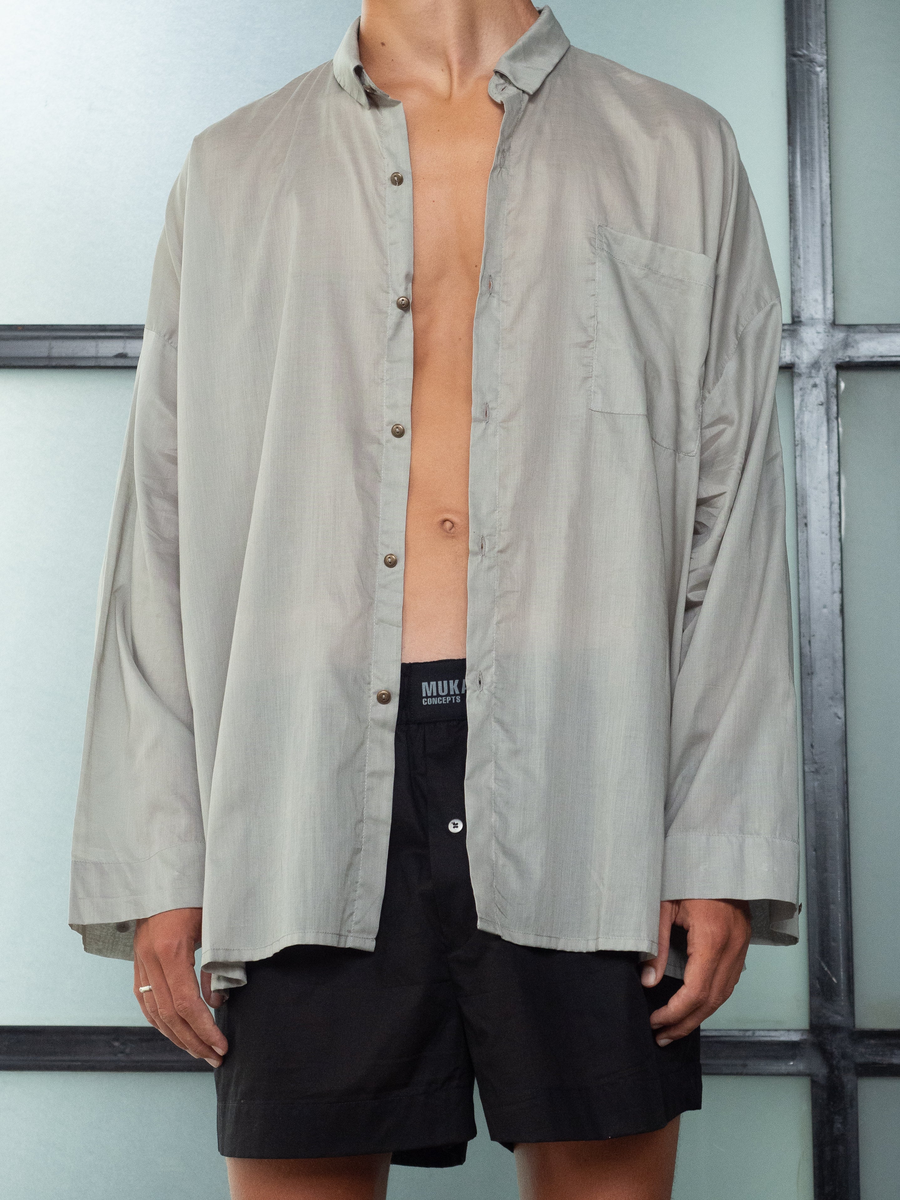 Muka Shirt Cotton One Size Men