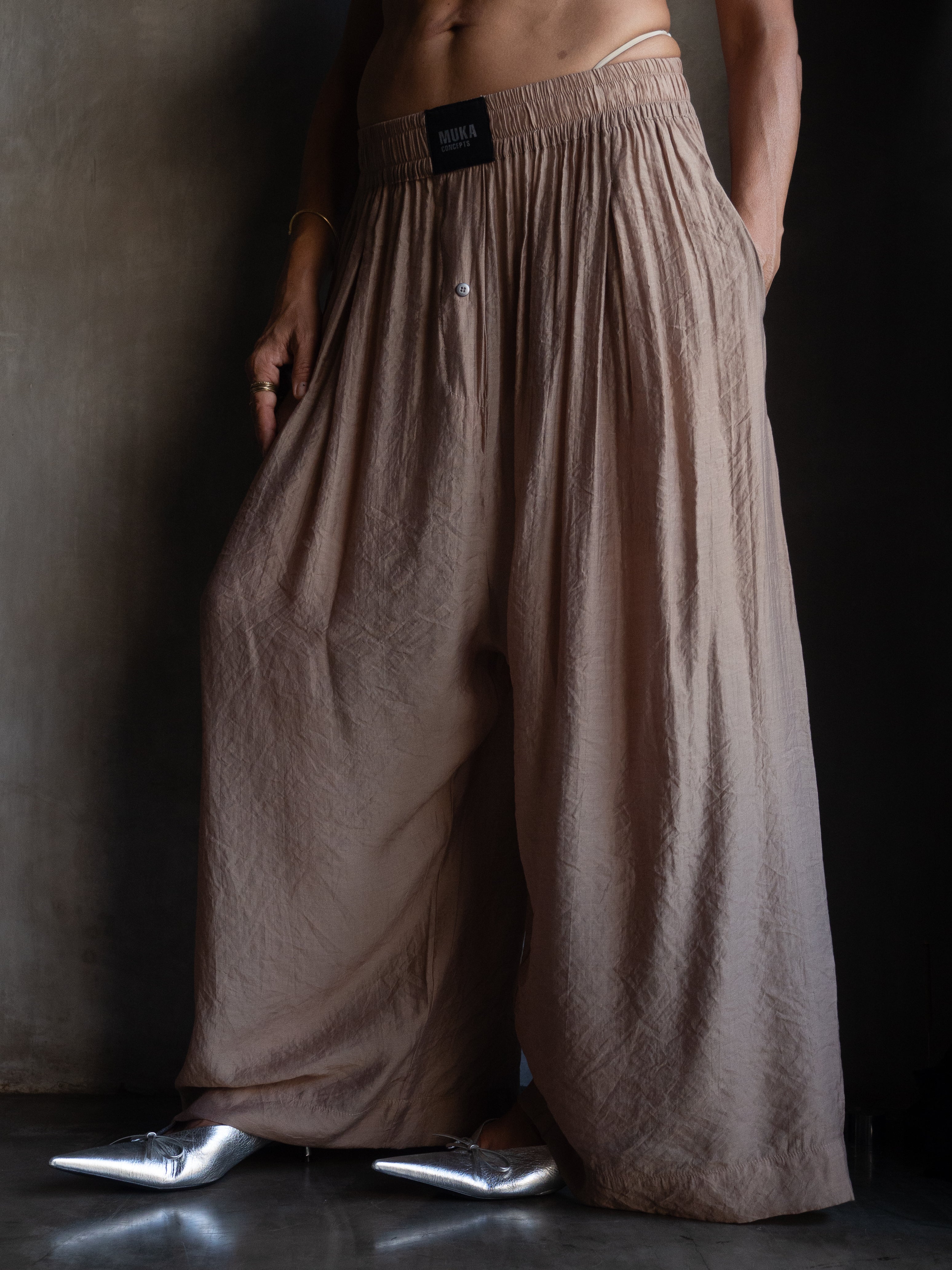 Muka Pants Japanese Silk Tencel