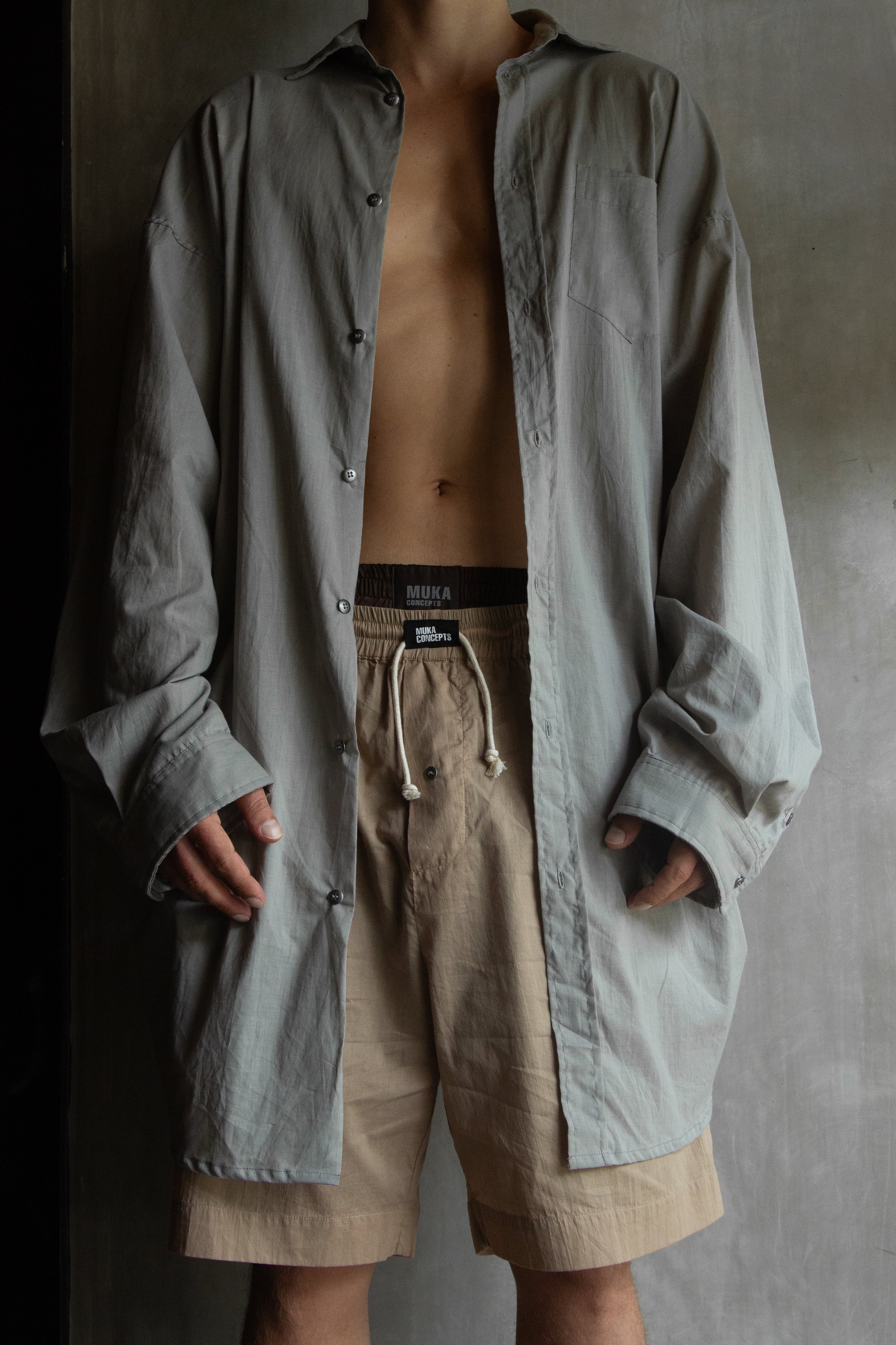 Muka Shirt Over Cotton Tipis Men