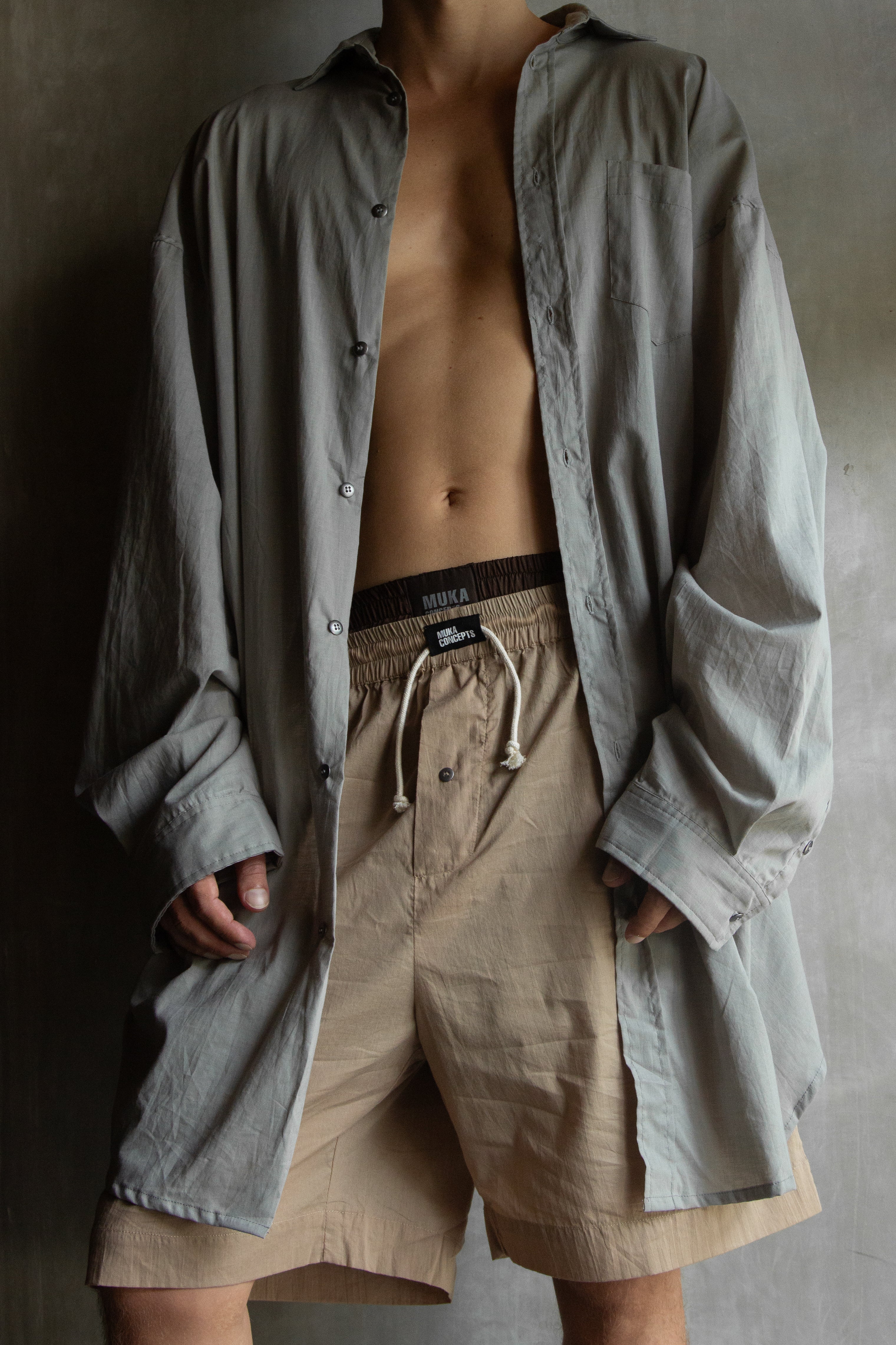 Muka Shirt Over Cotton Tipis Men