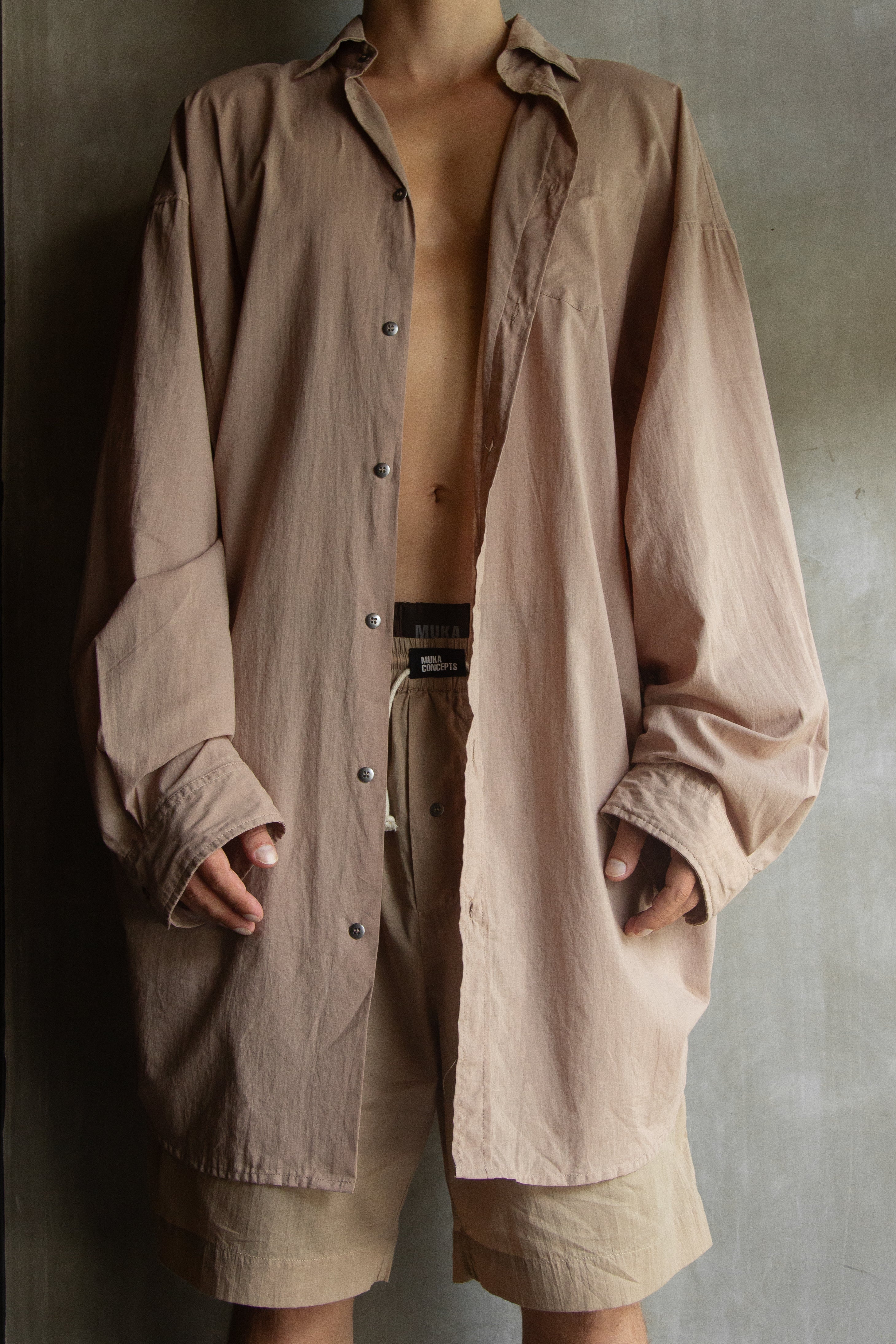 Muka Shirt Over Cotton Tipis Men