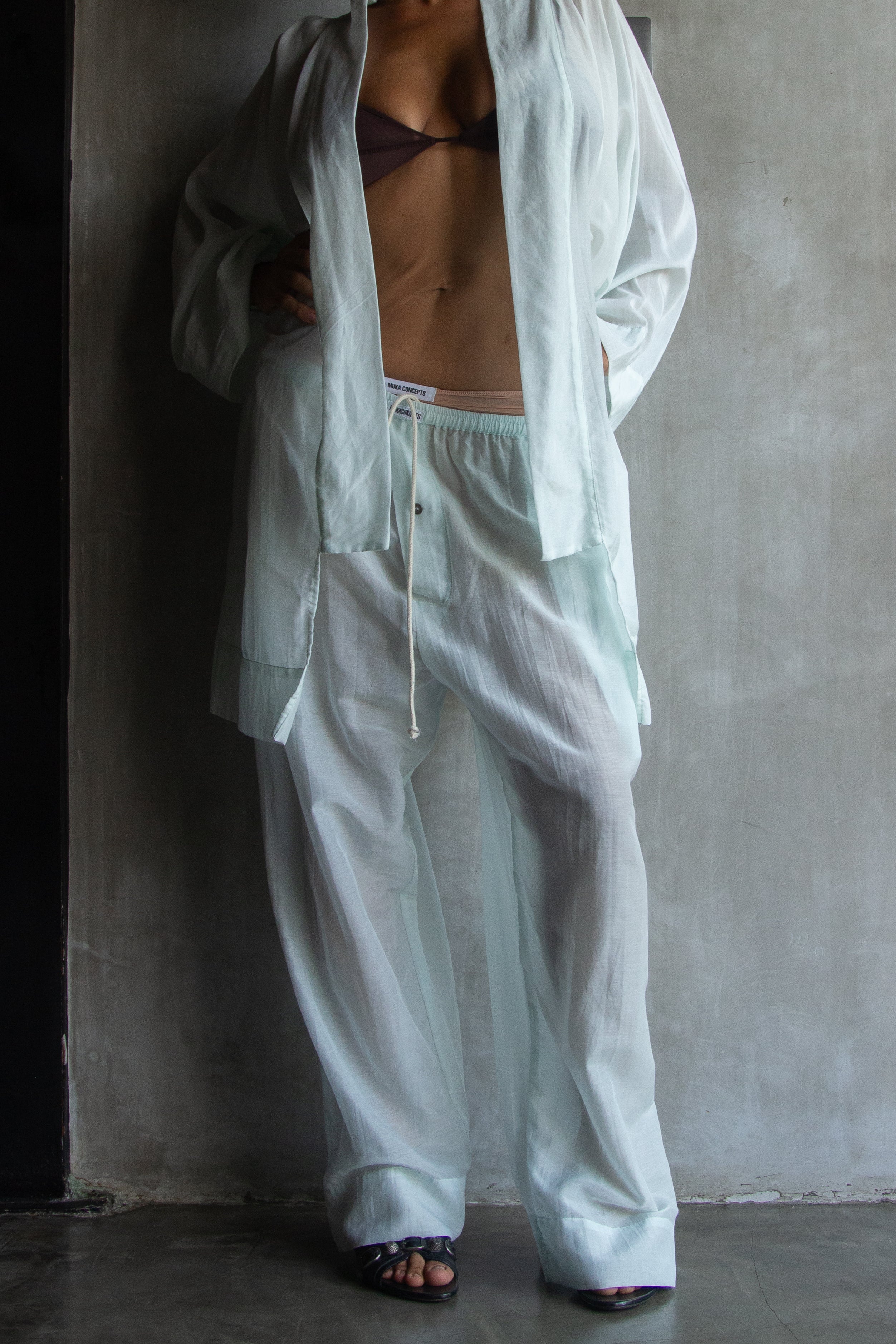 Muka Kimono Silk Cotton Short