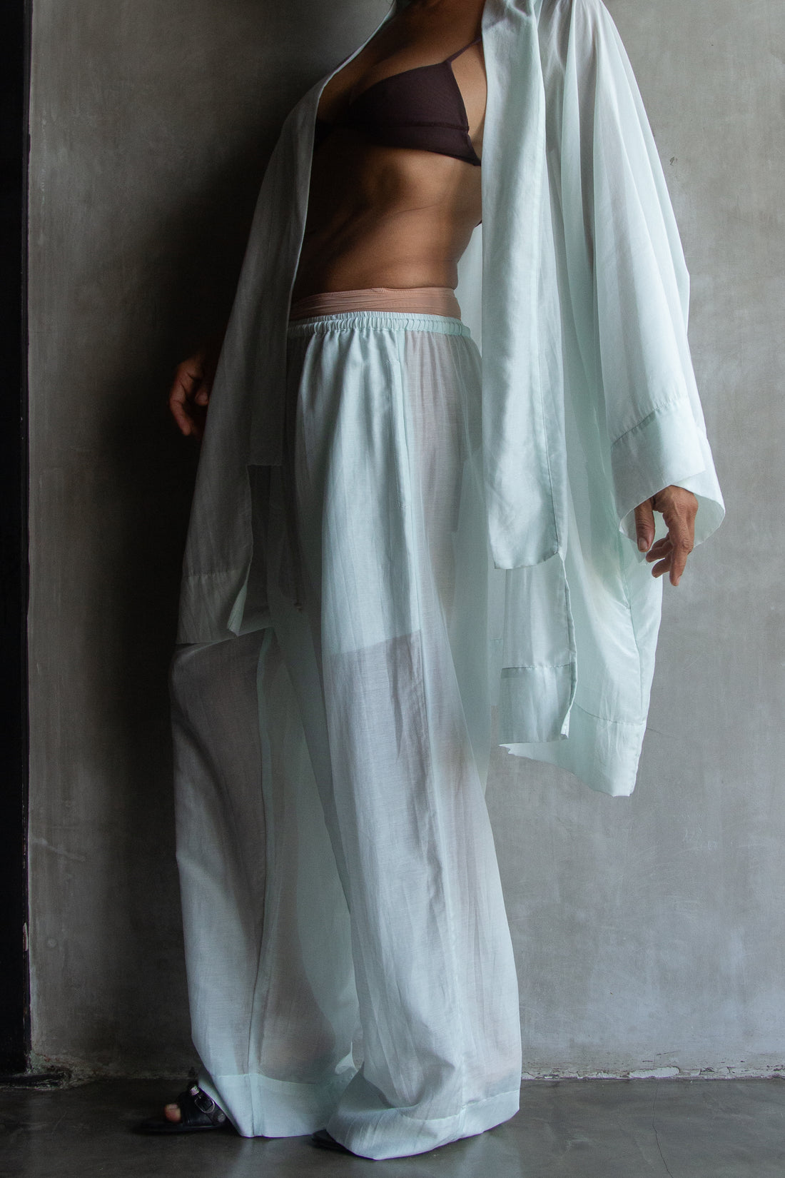 Muka Kimono Silk Cotton Short