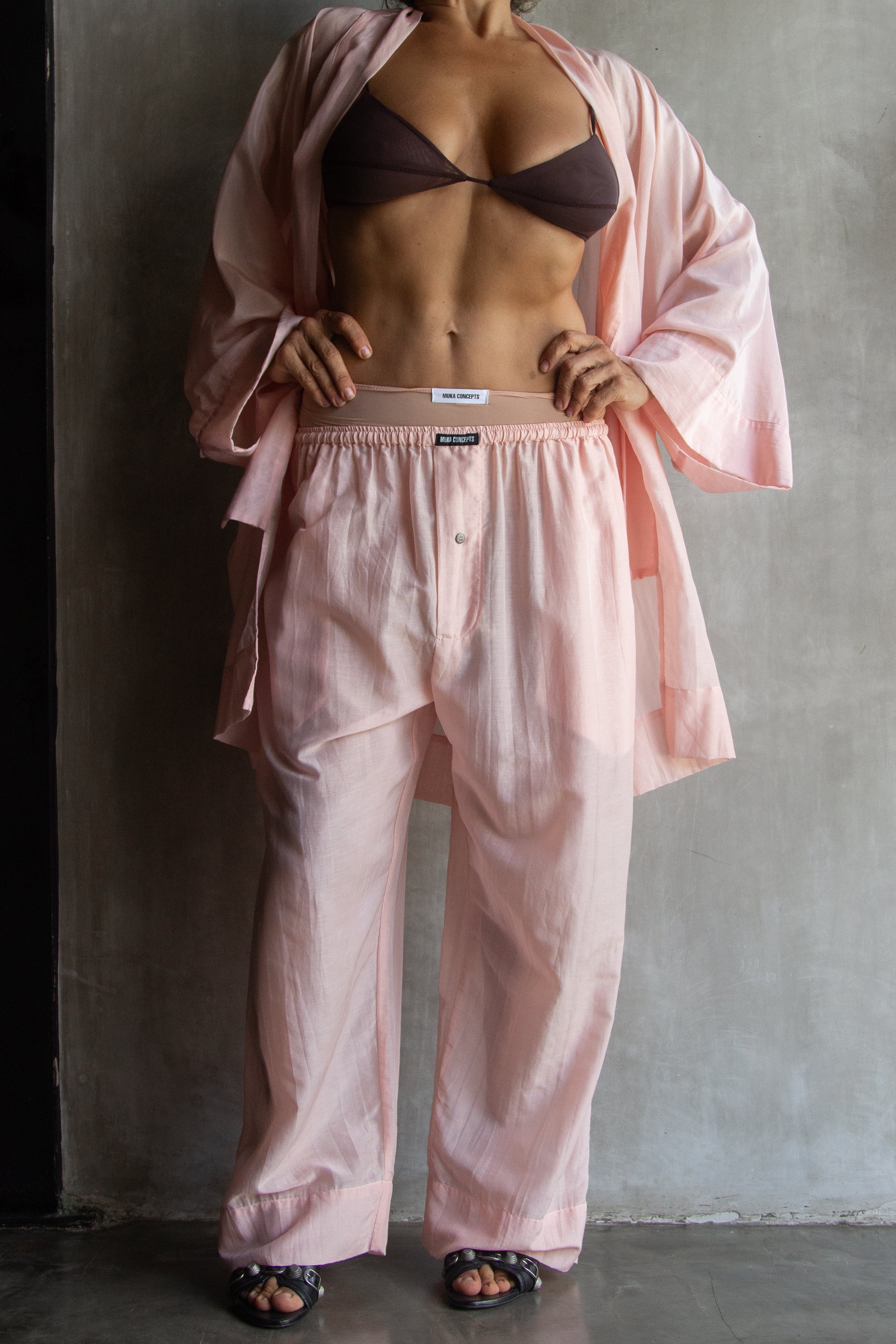 Muka Kimono Silk Cotton Short