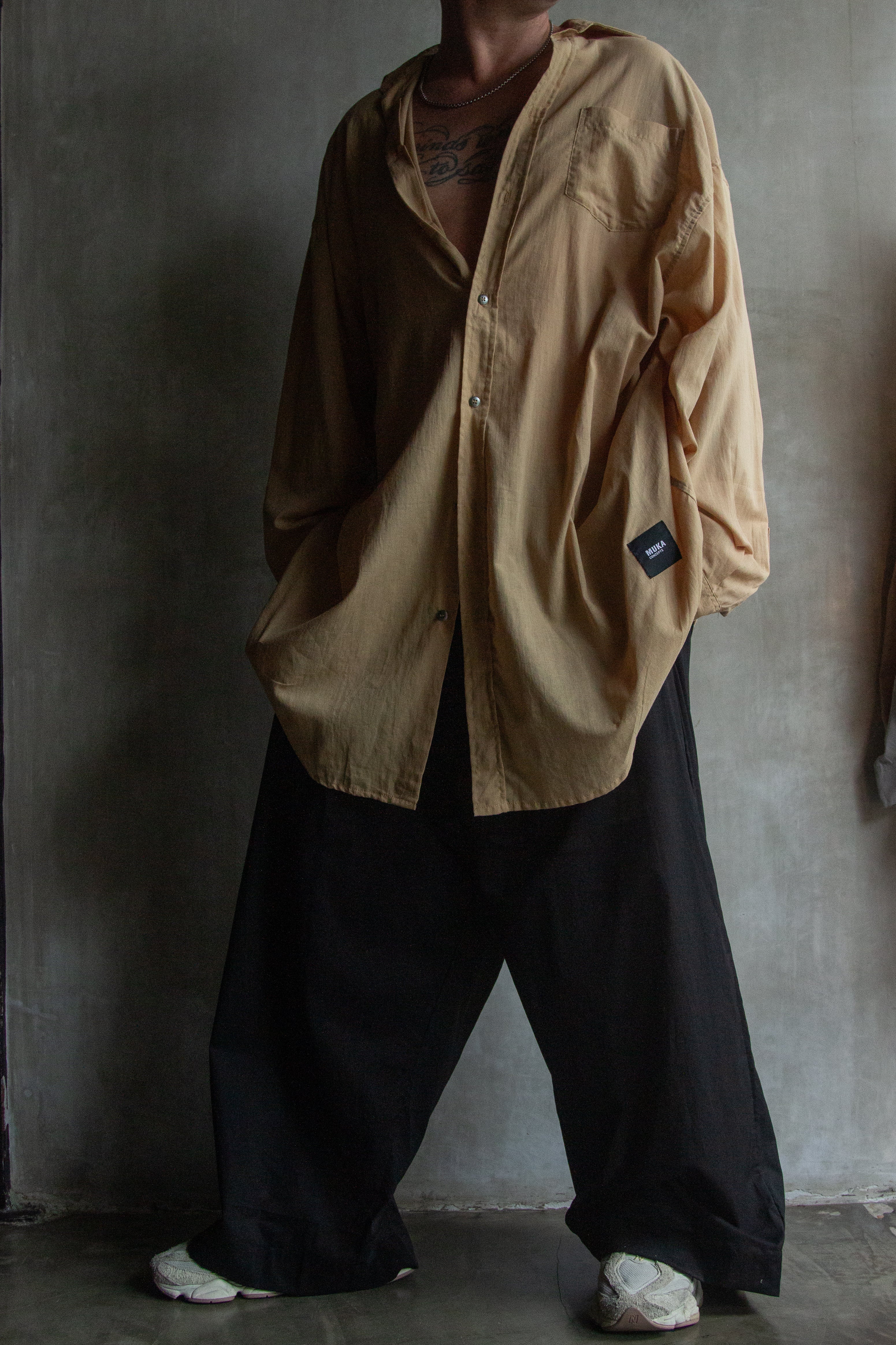 Muka Shirt Over Cotton Tipis Men