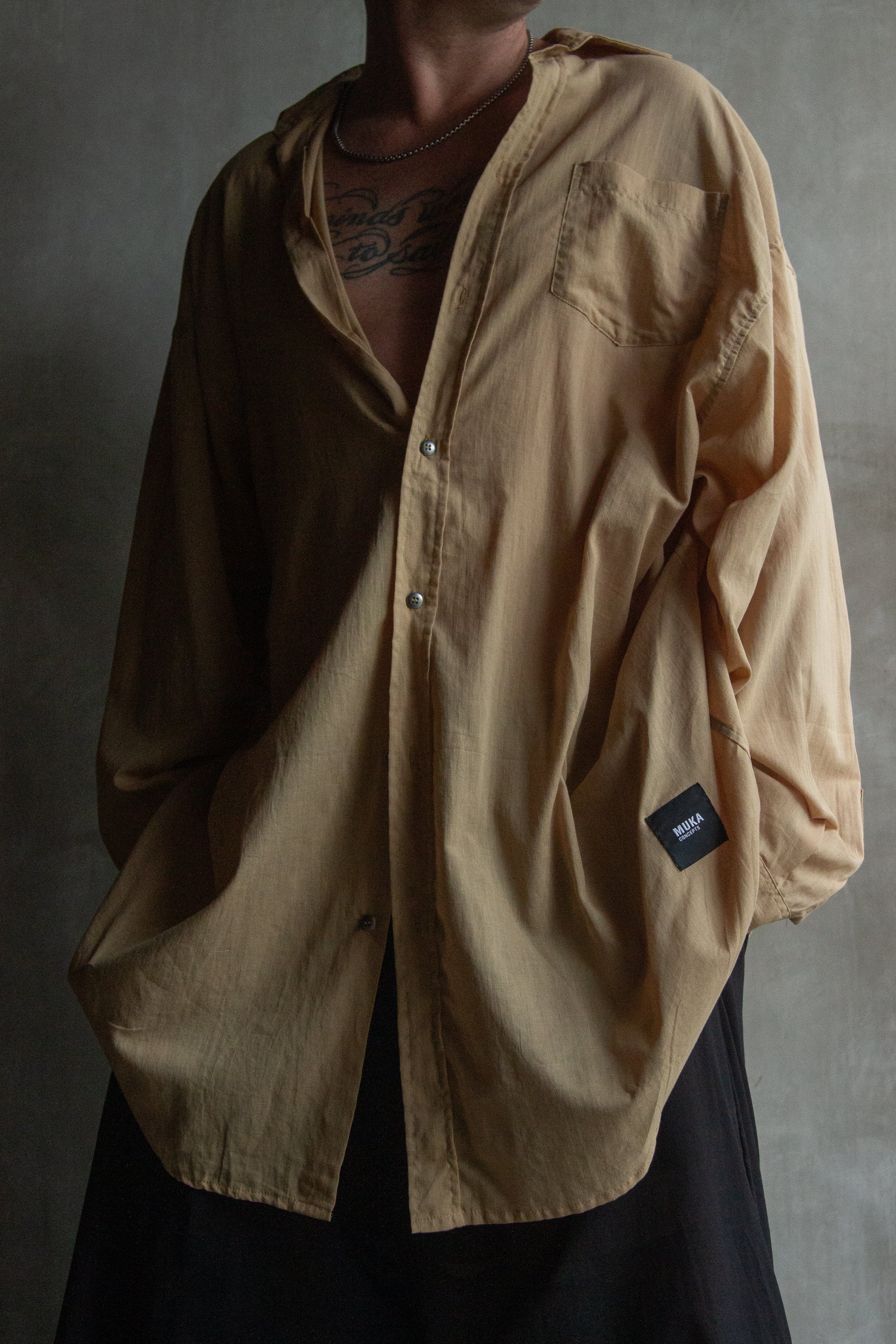Muka Shirt Over Cotton Tipis Men