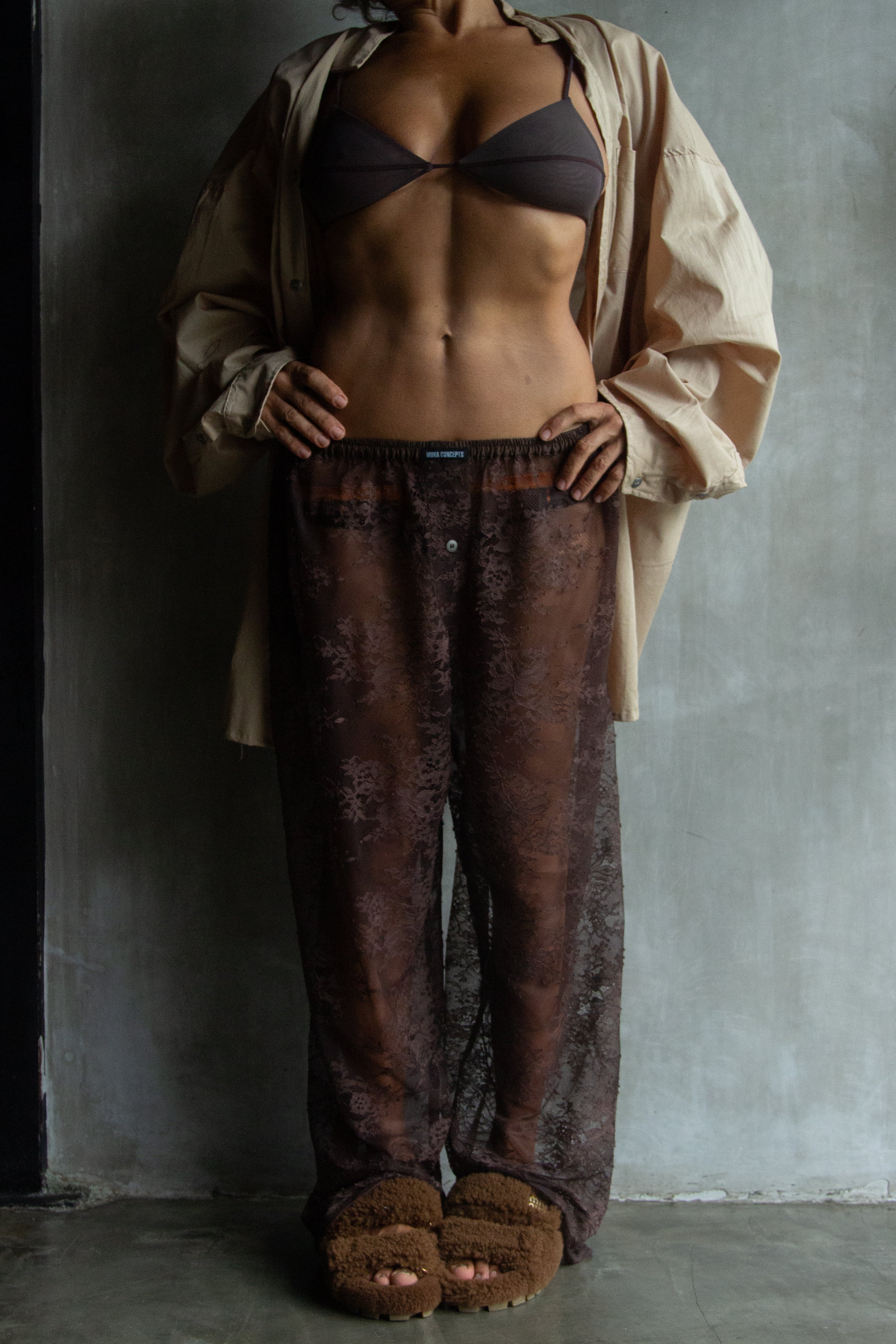 Muka Pants Brocade