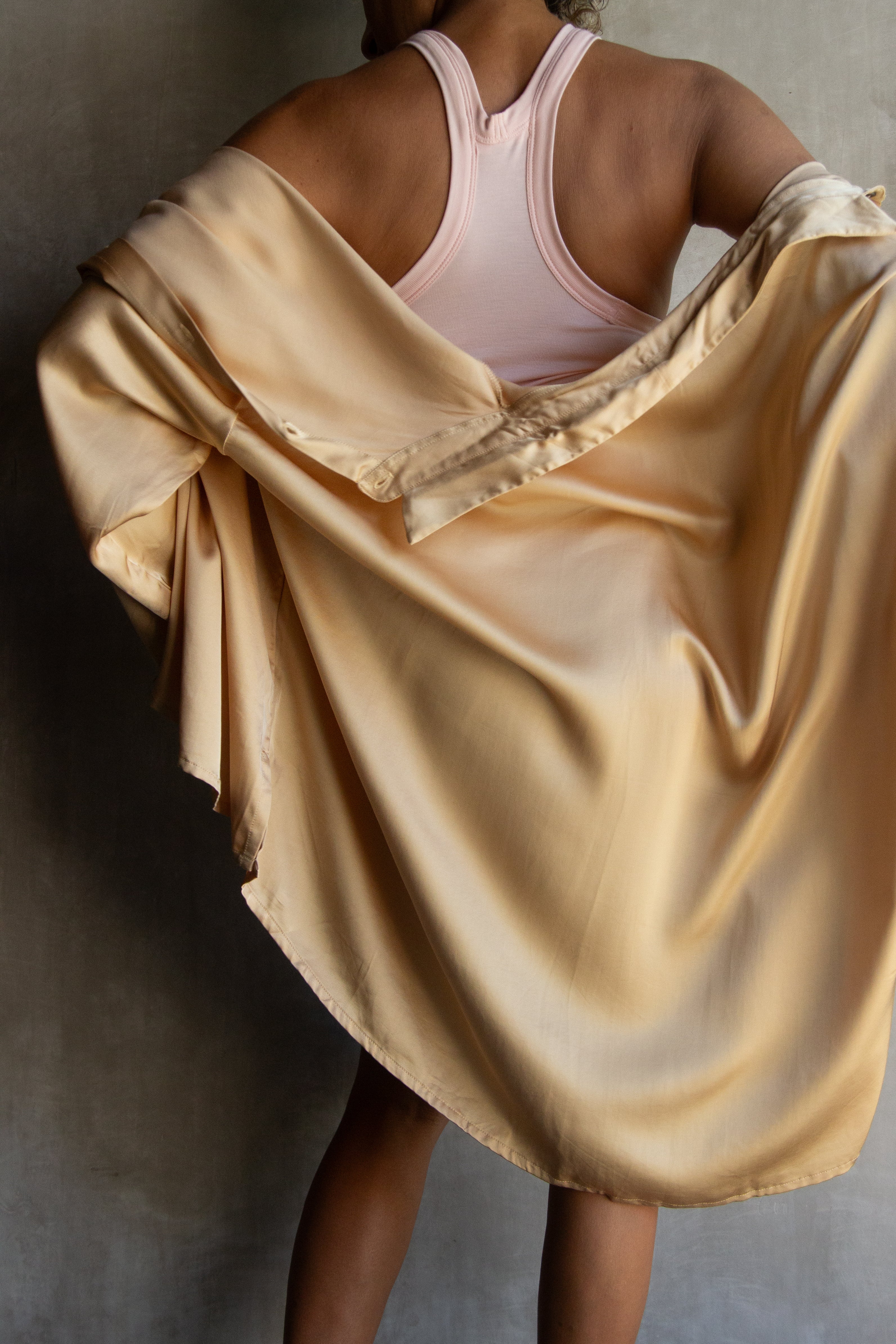 Muka Dress Rib Silk