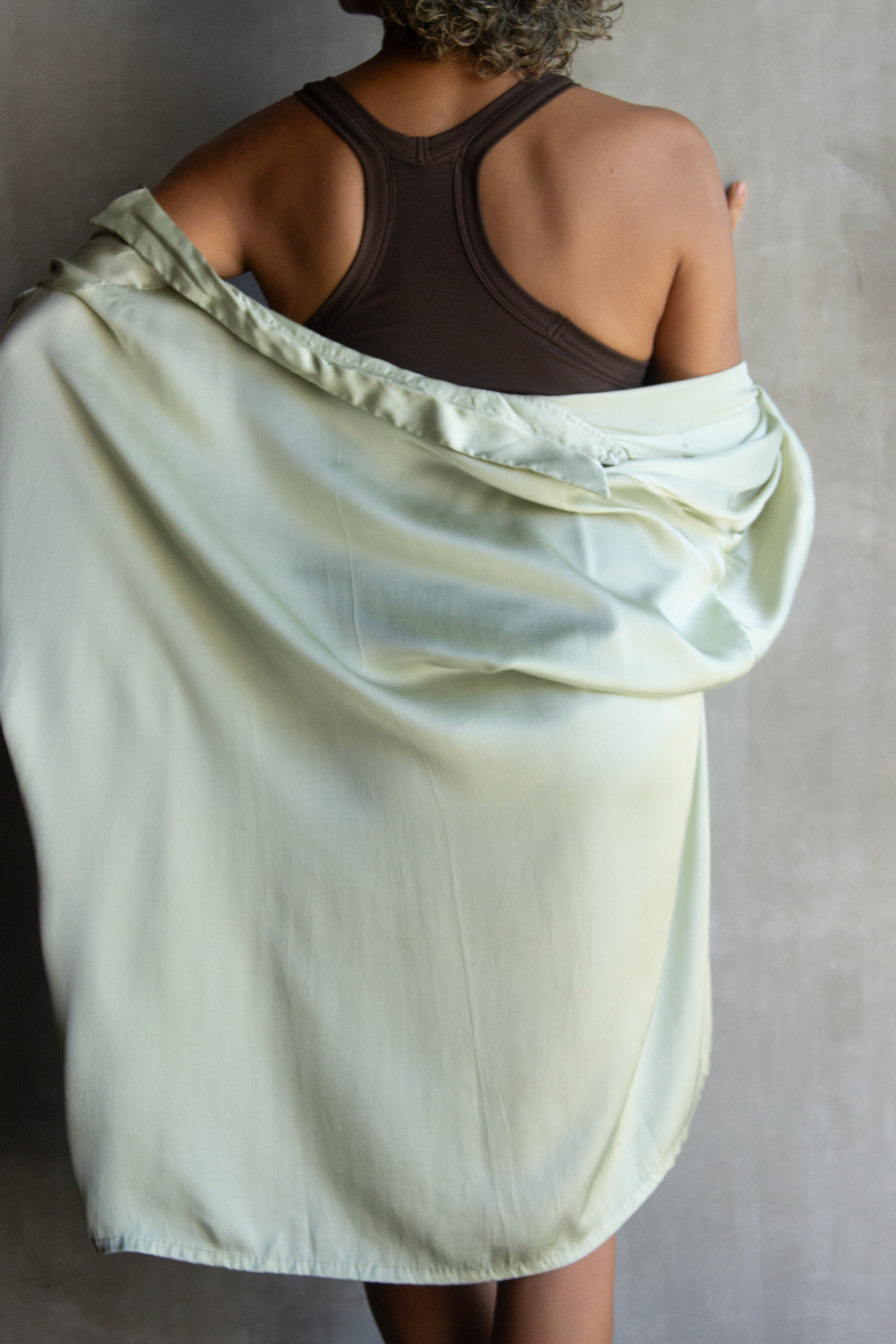 Muka Dress Rib Silk