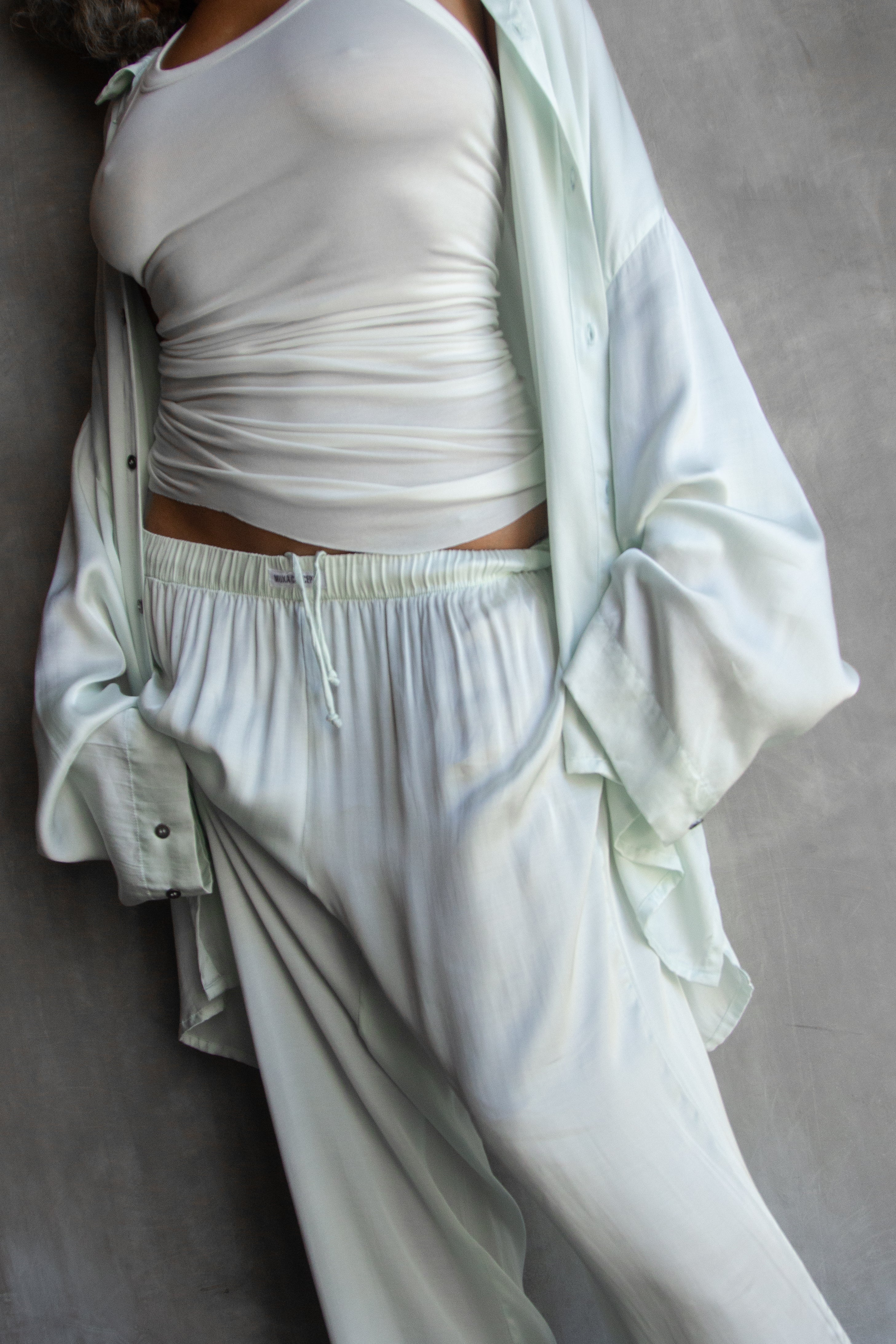 Muka Dress Rib Silk