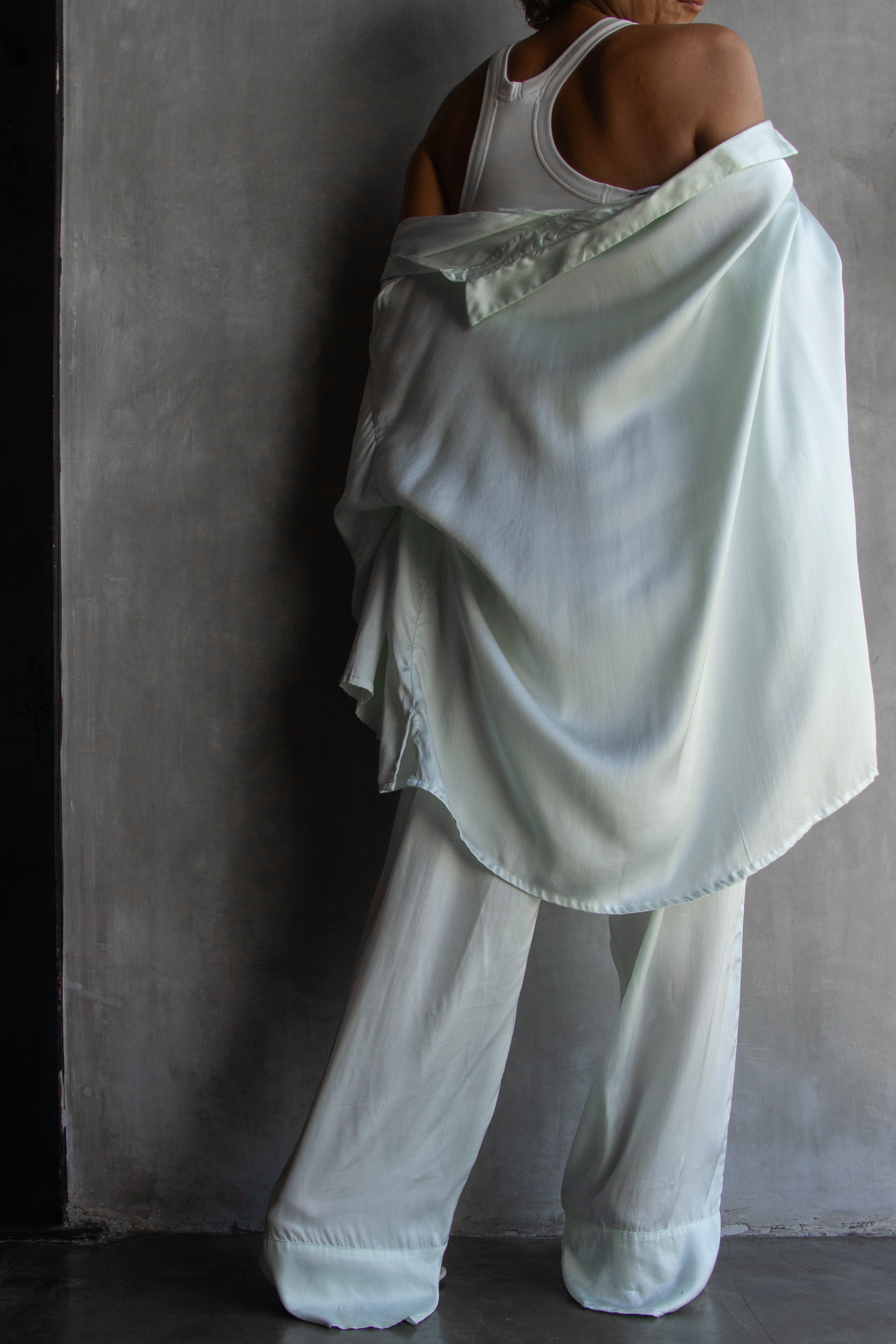 Muka Dress Rib Silk