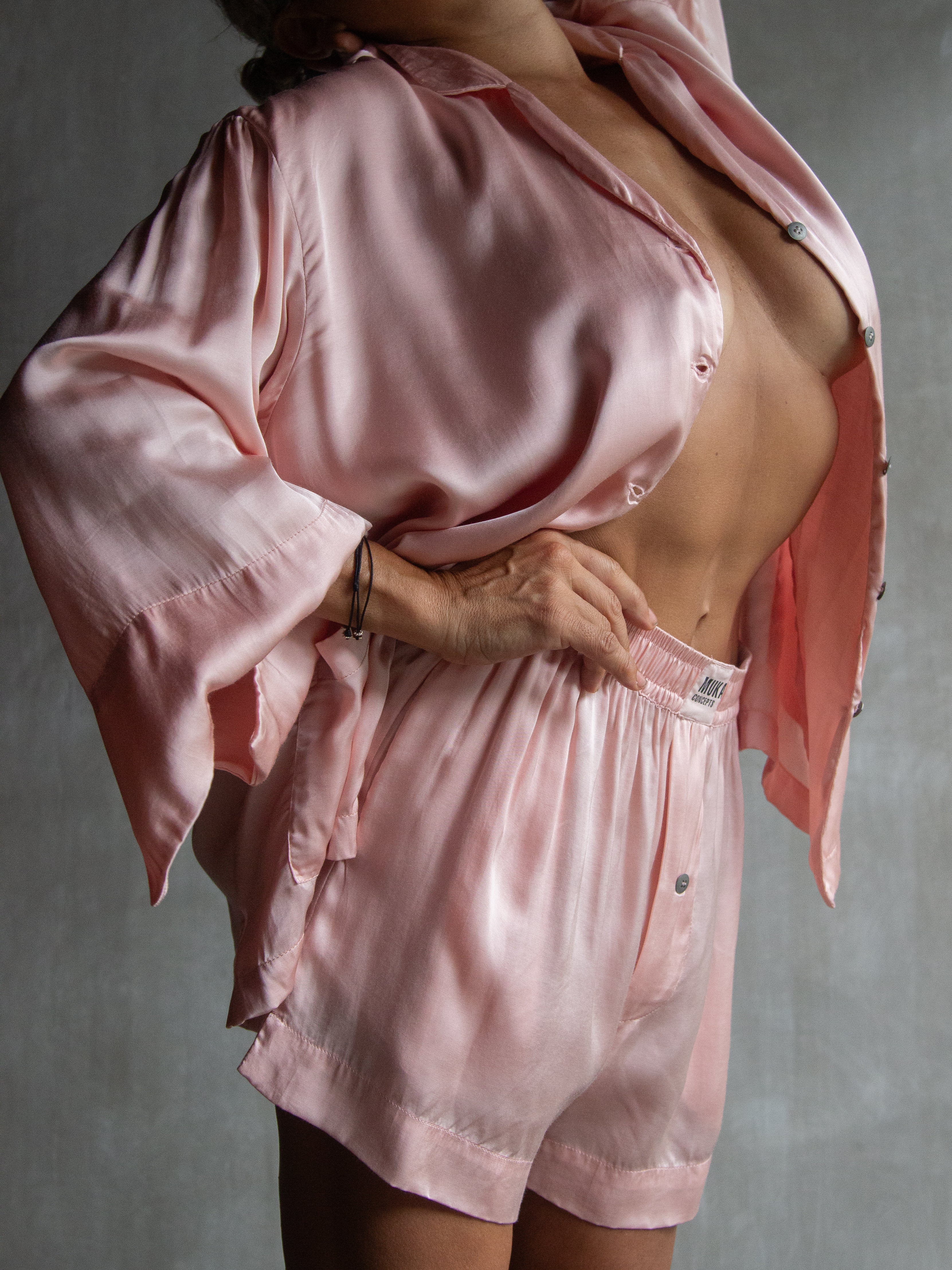 Muka Shirt PJ Classic Viscose Satin