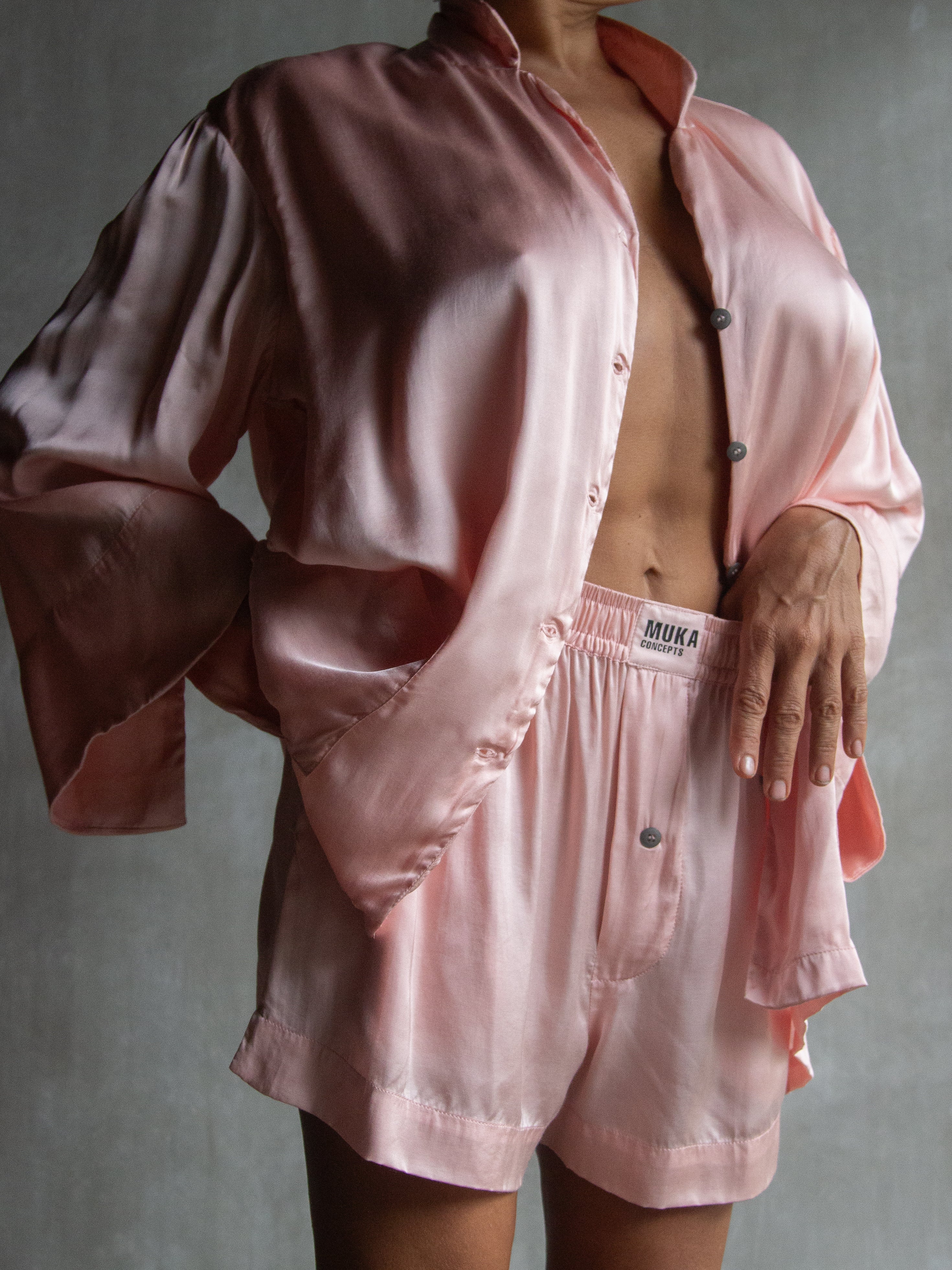 Muka Boxer Silk Satin