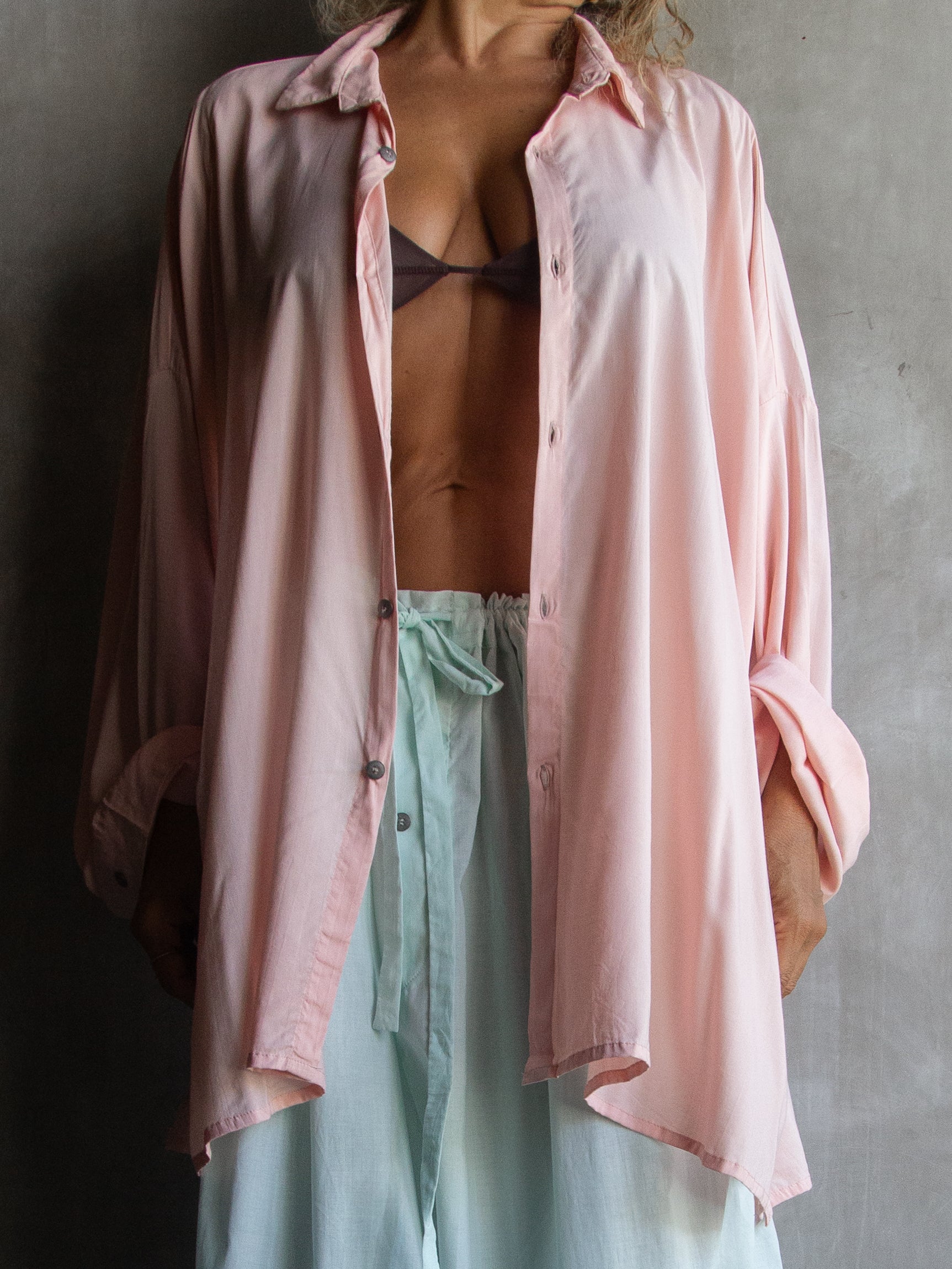Muka Shirt Tali Cotton Tebal