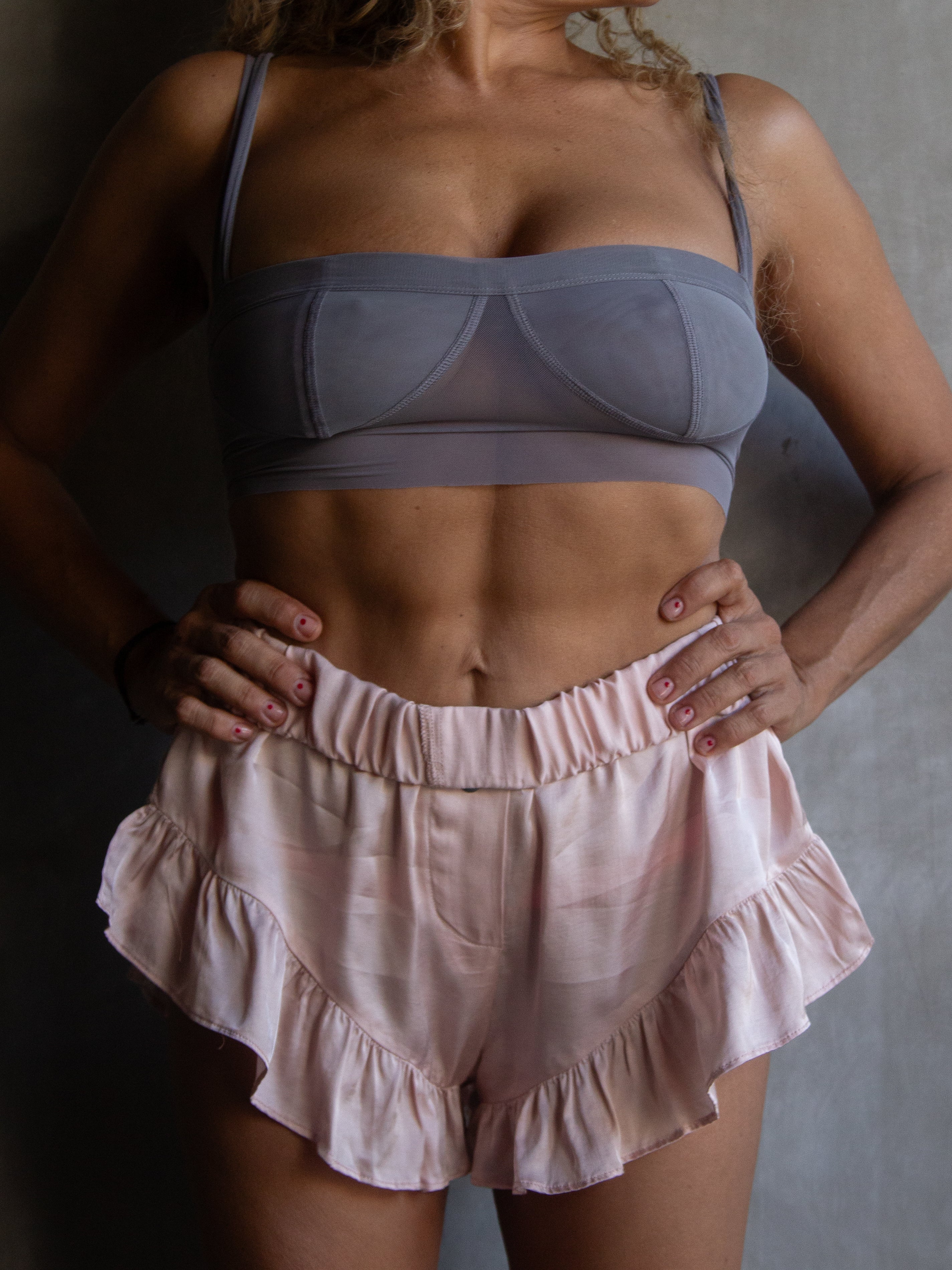 Muka Shorts Crinkle Satin