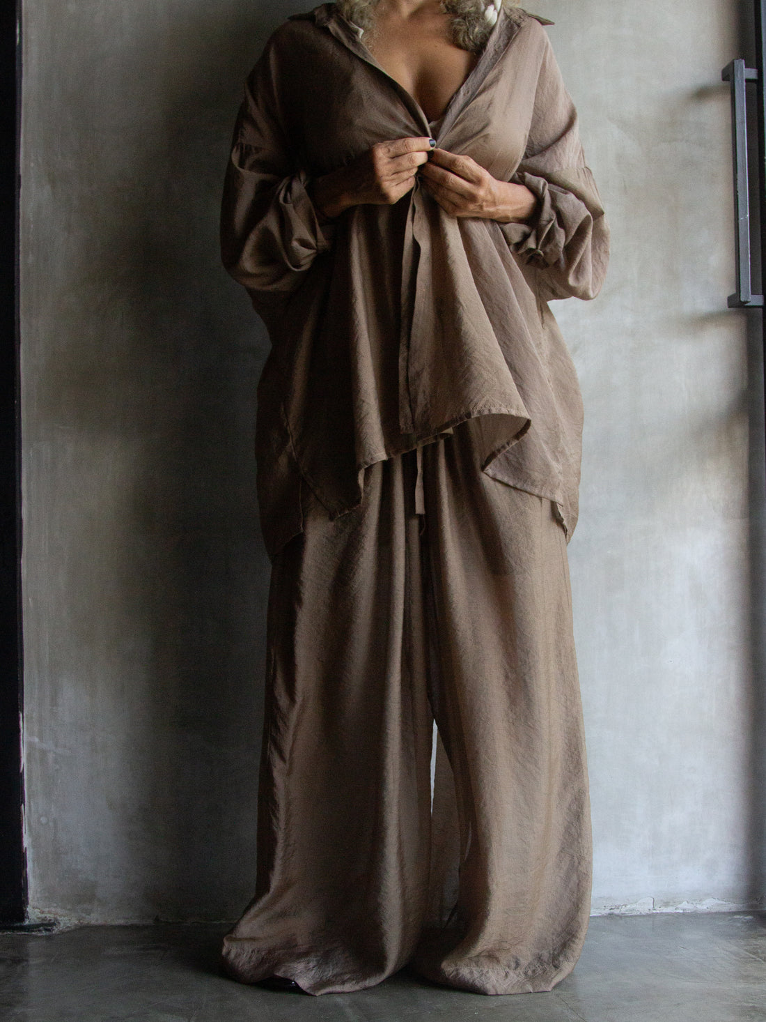 Muka Shirt Tali Silk Tencel