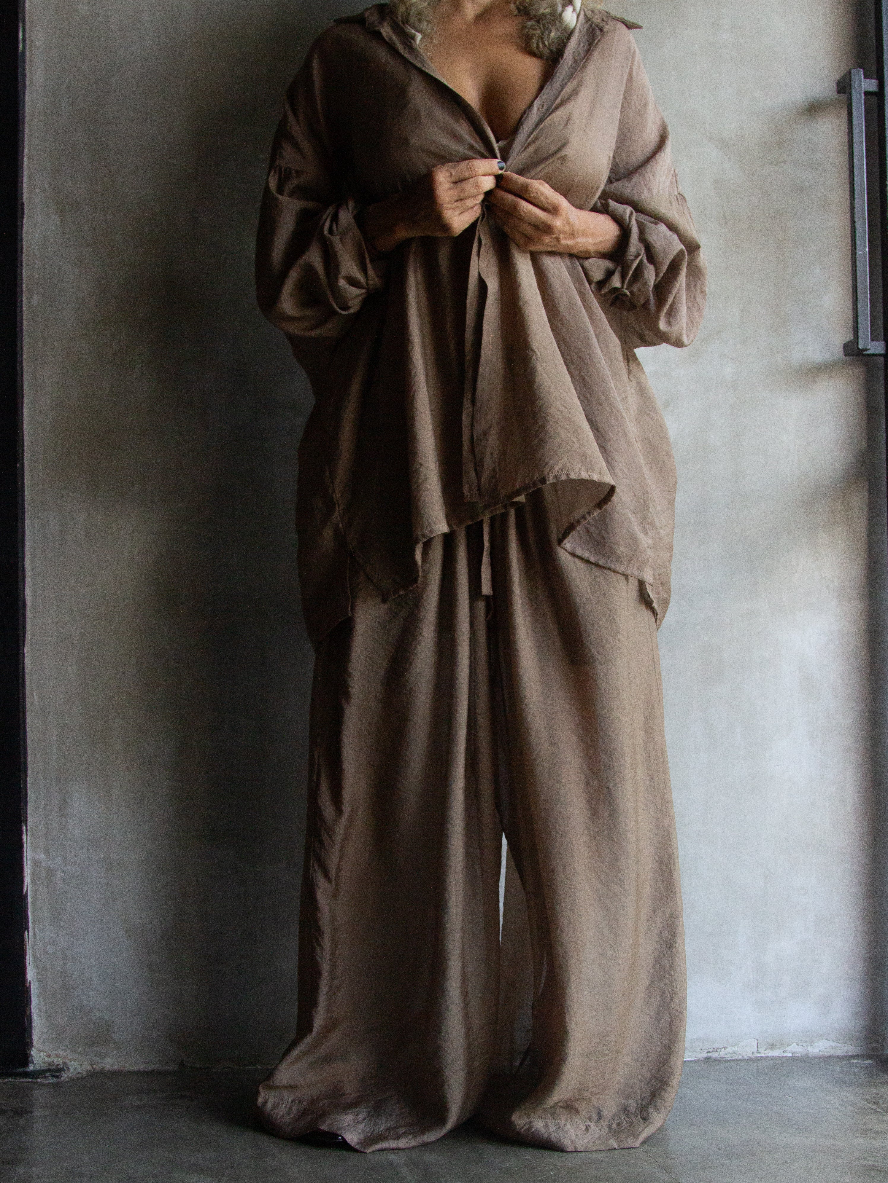 Muka Shirt Tali Silk Tencel