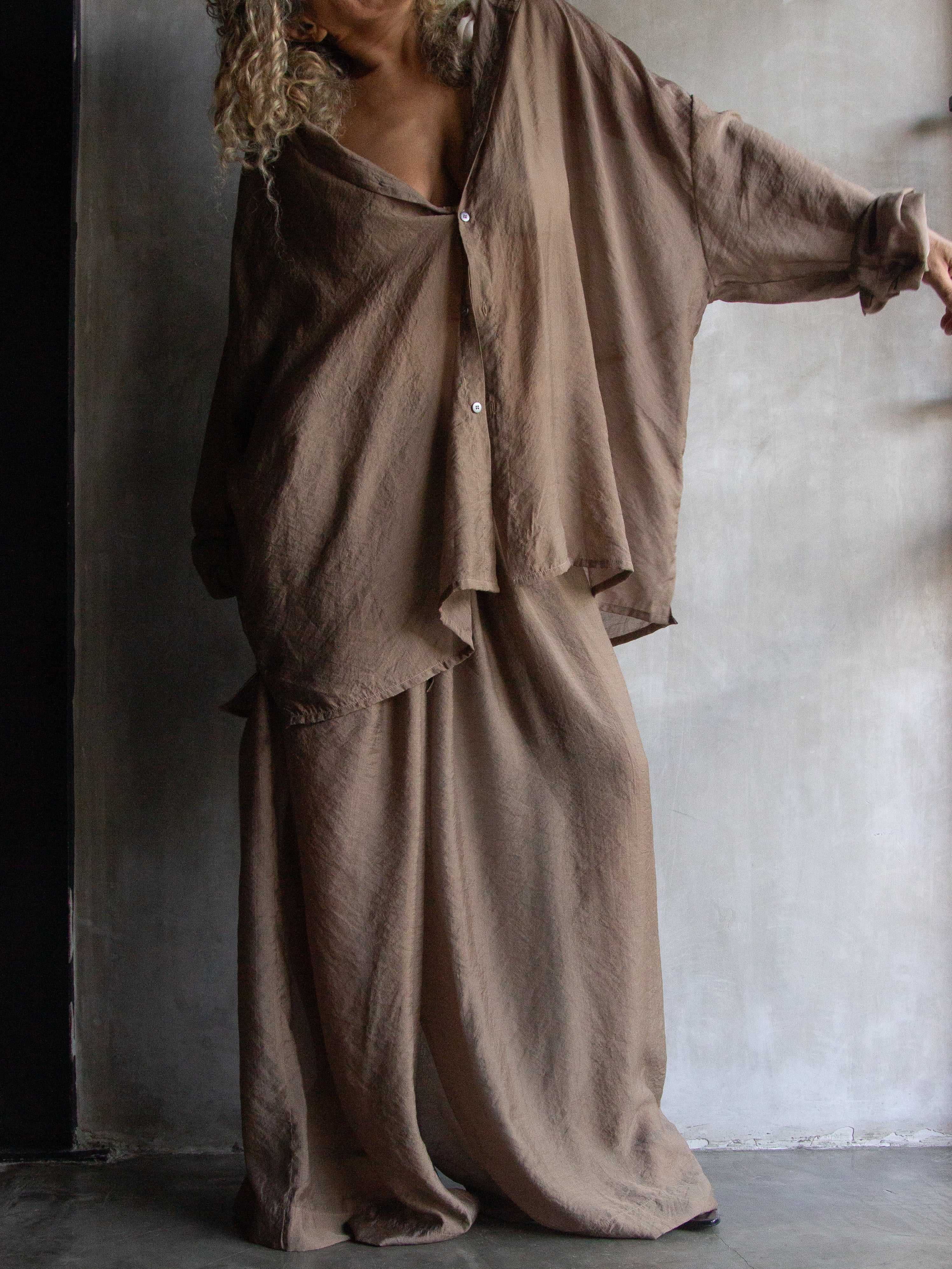 Muka Shirt Tali Silk Tencel