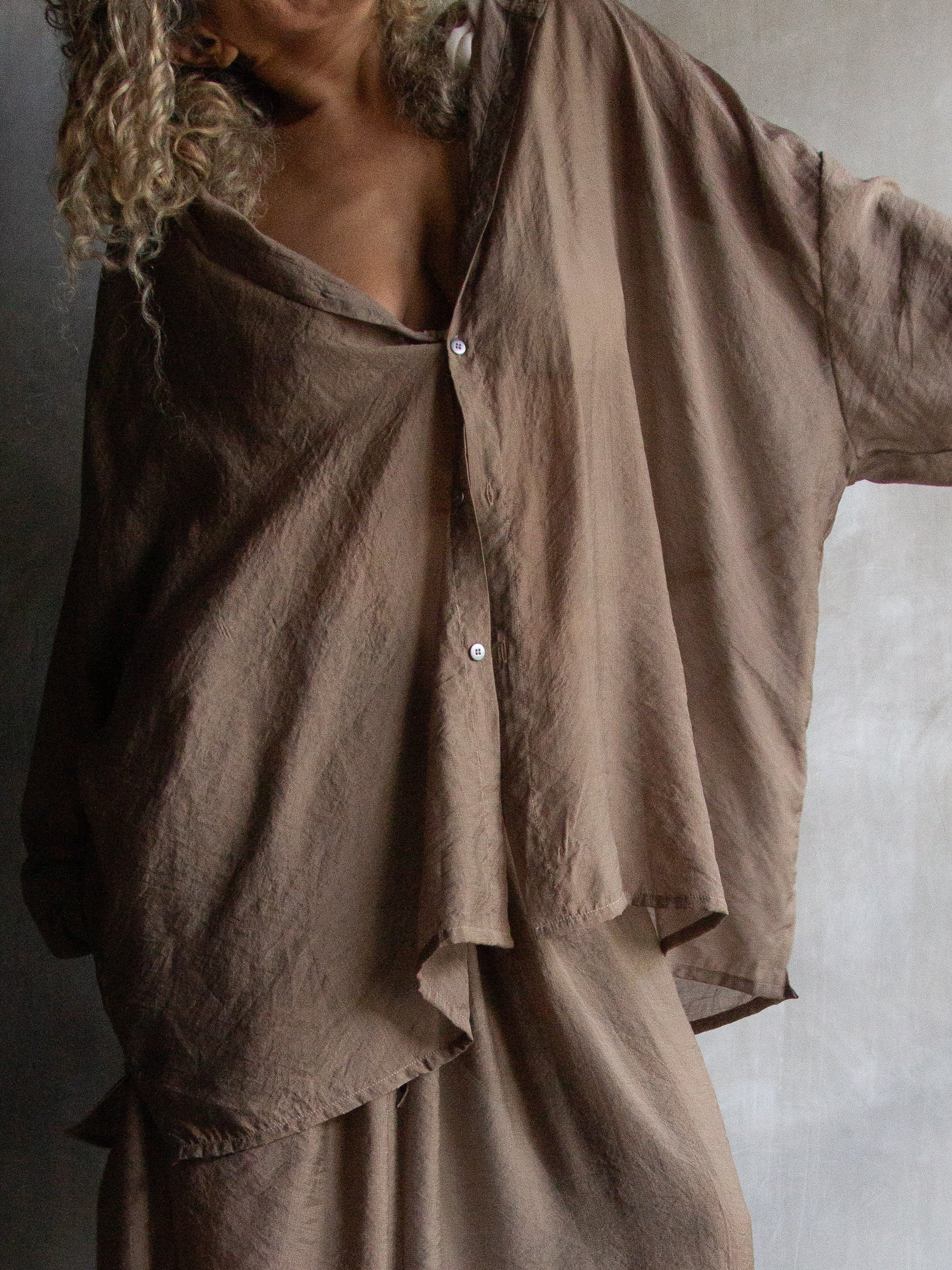 Muka Shirt Tali Silk Tencel