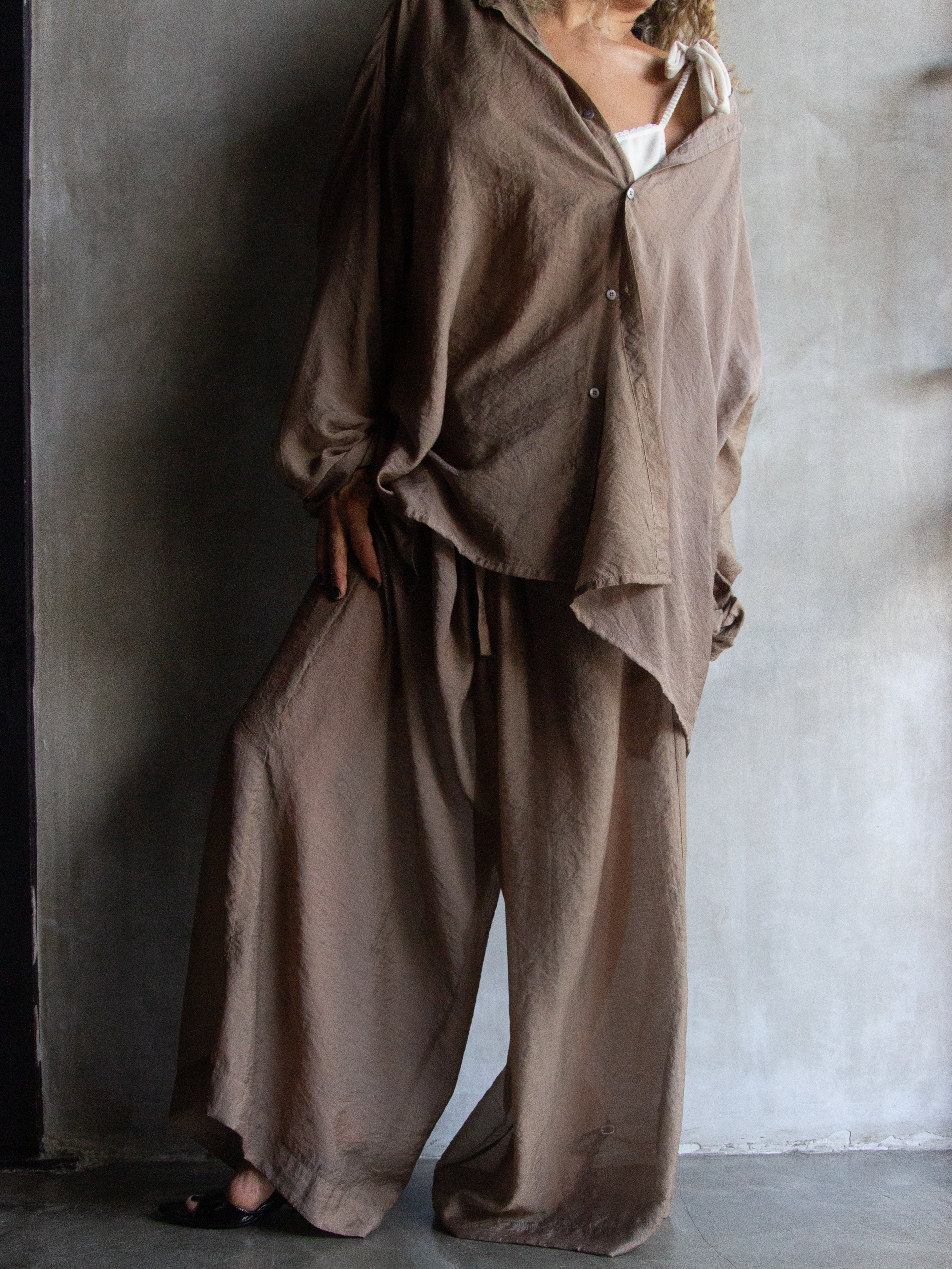 Muka Shirt Tali Silk Tencel