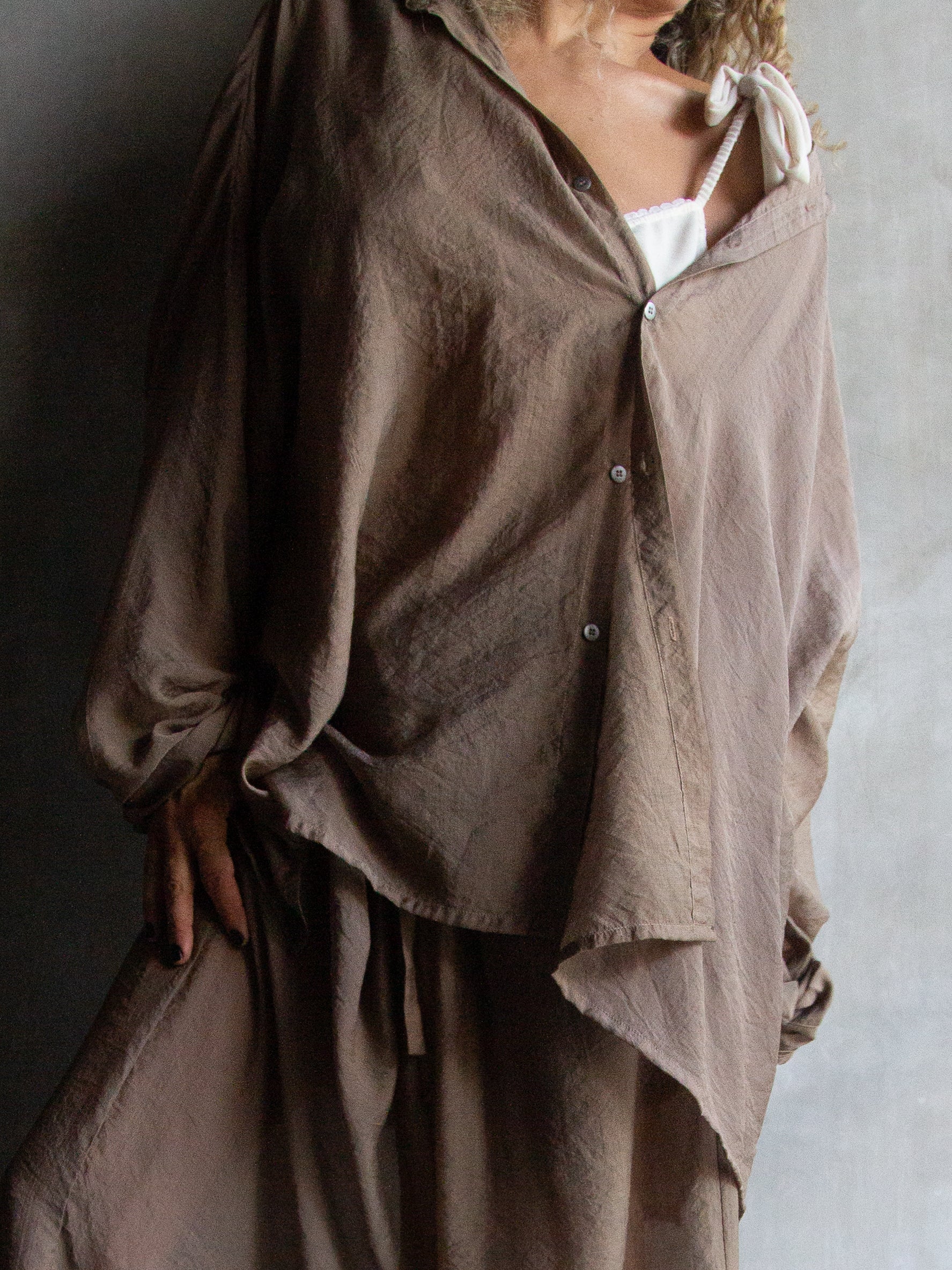 Muka Shirt Tali Silk Tencel