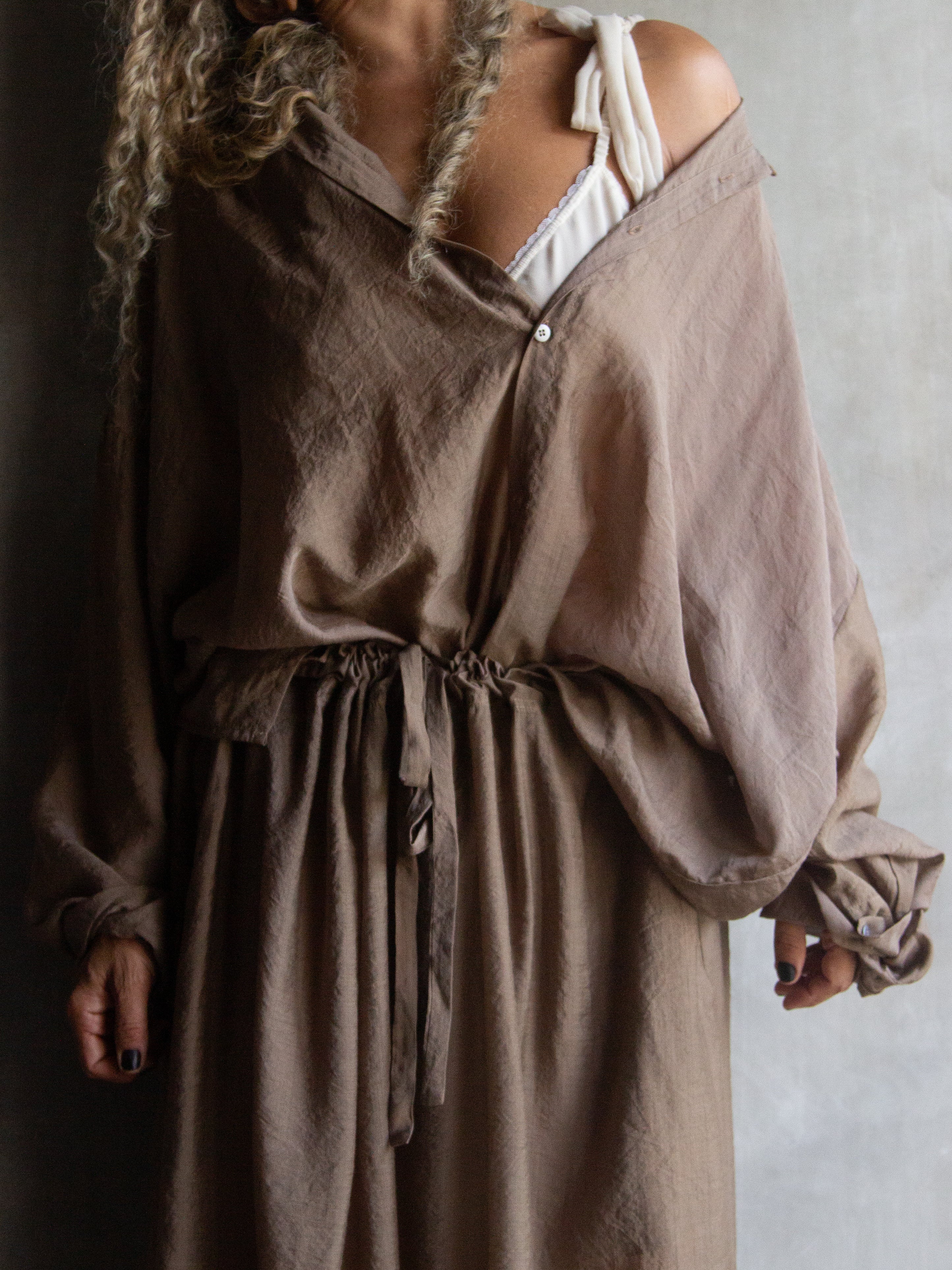 Muka Shirt Tali Silk Tencel