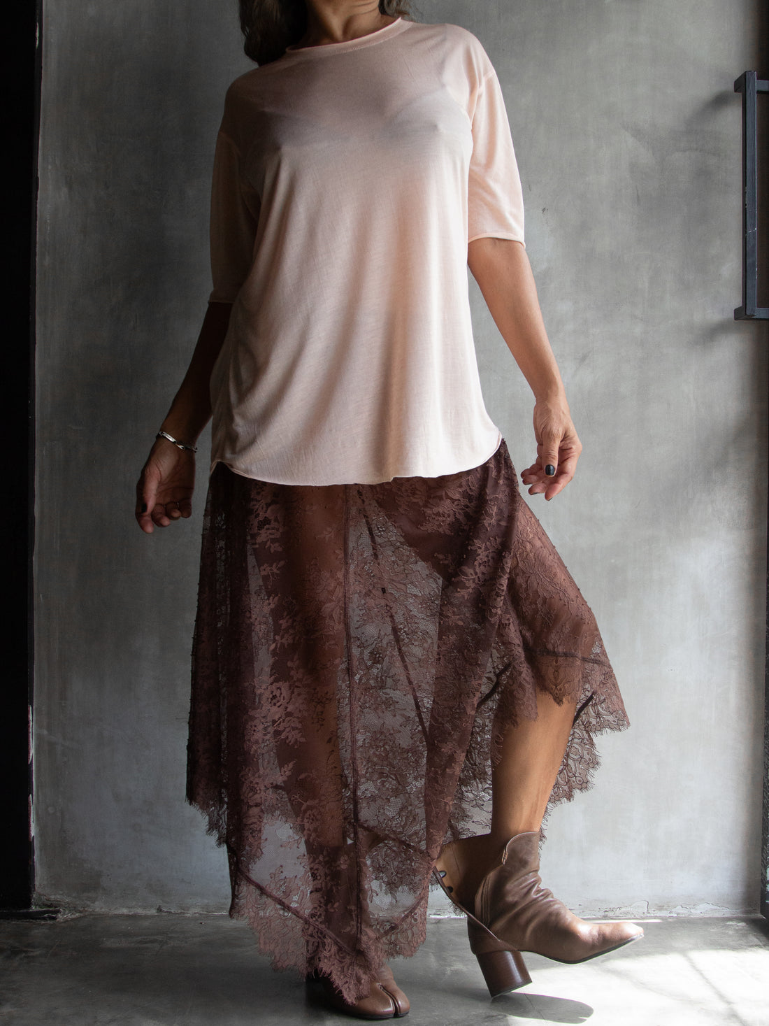 Muka T-Shirt Classic Modal Silk Mid Sleeve