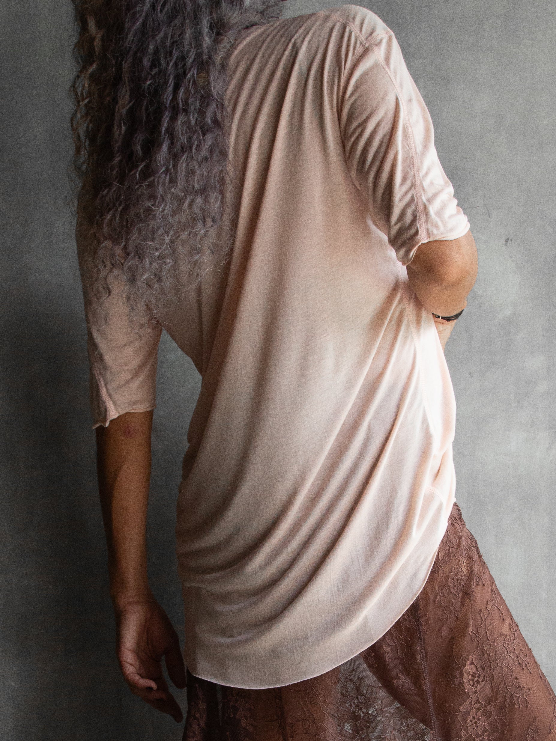 Muka T-Shirt Classic Modal Silk Mid Sleeve