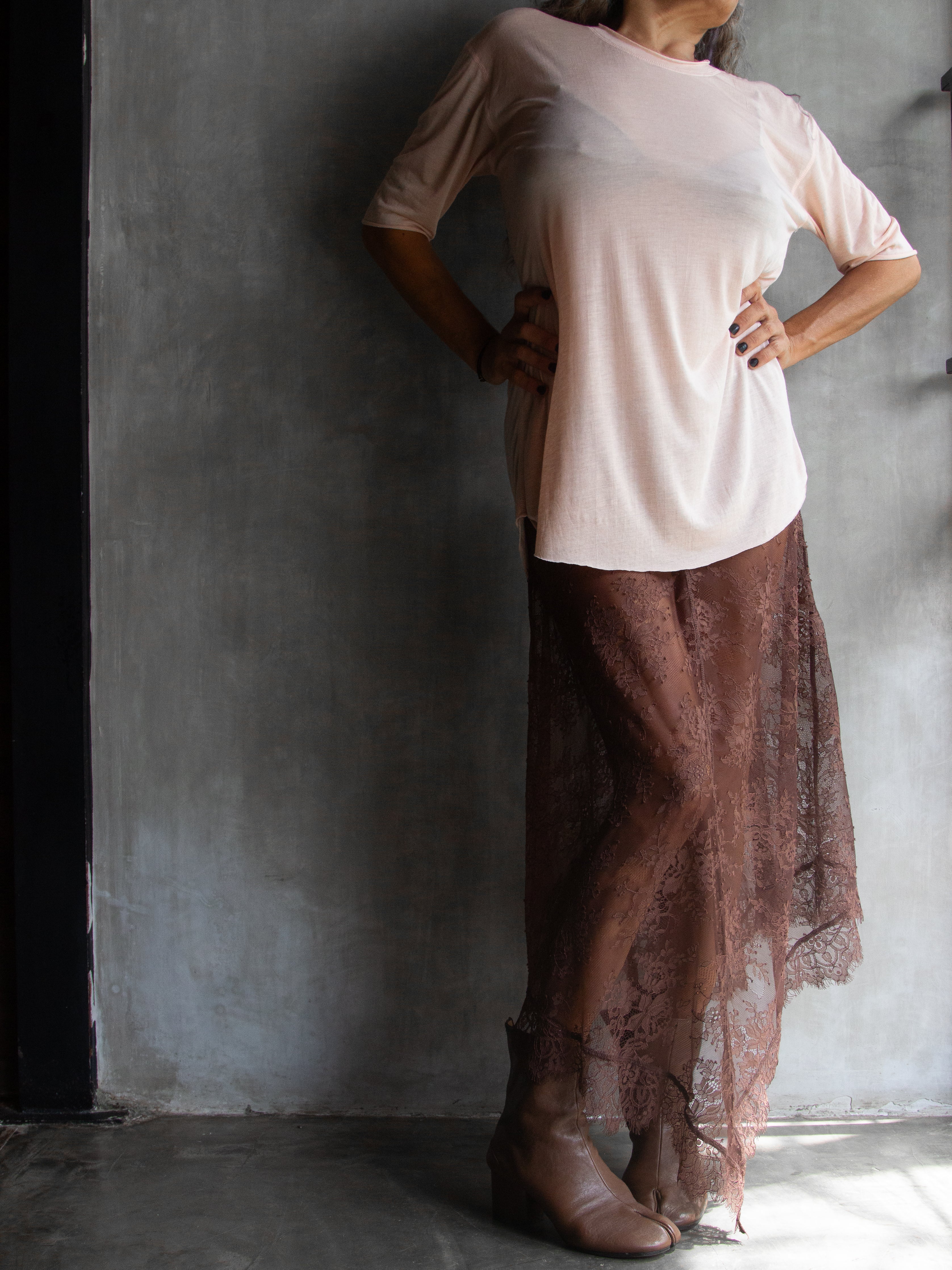 Muka T-Shirt Classic Modal Silk Mid Sleeve