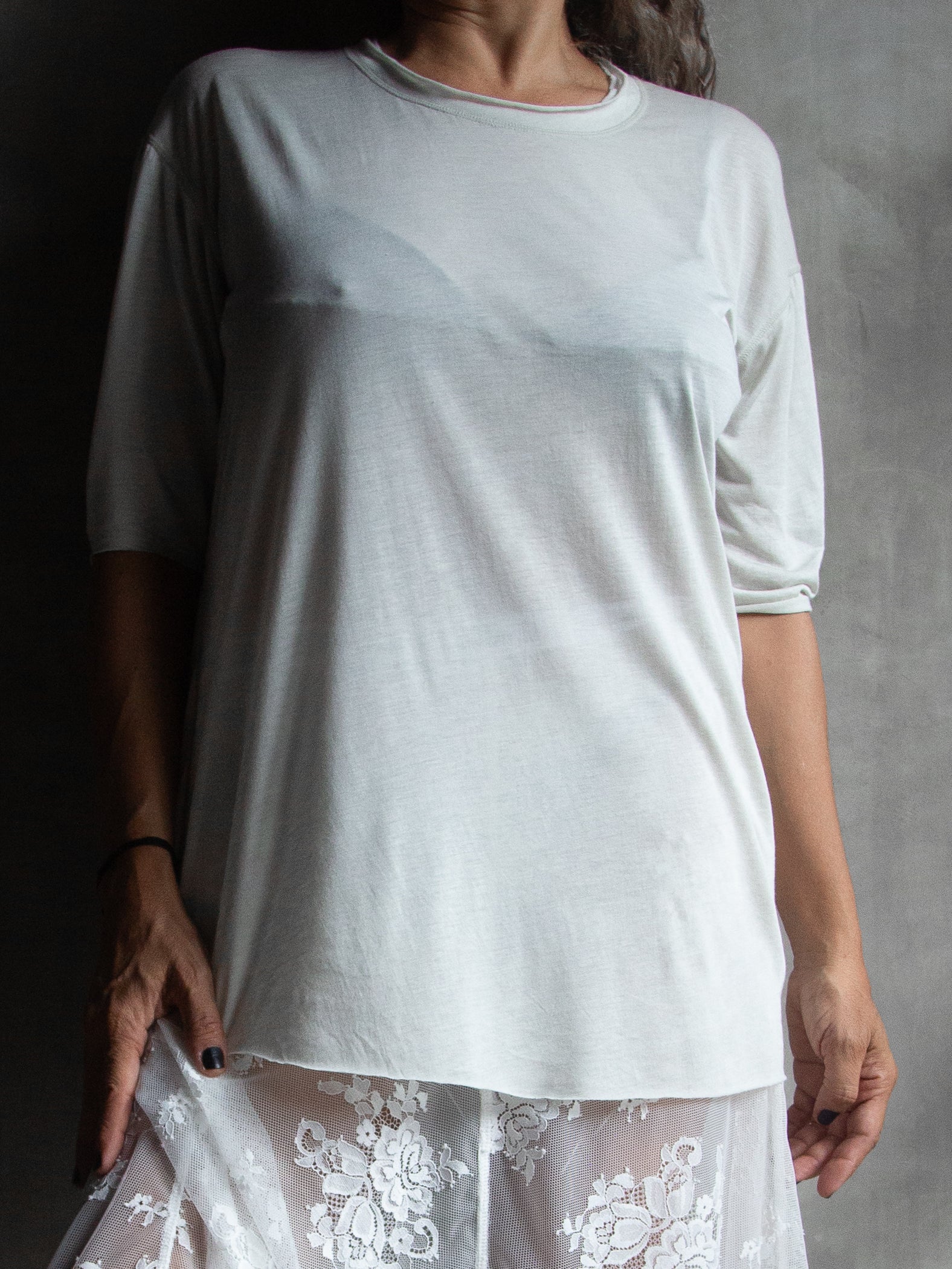 Muka T-Shirt Classic Modal Silk Mid Sleeve
