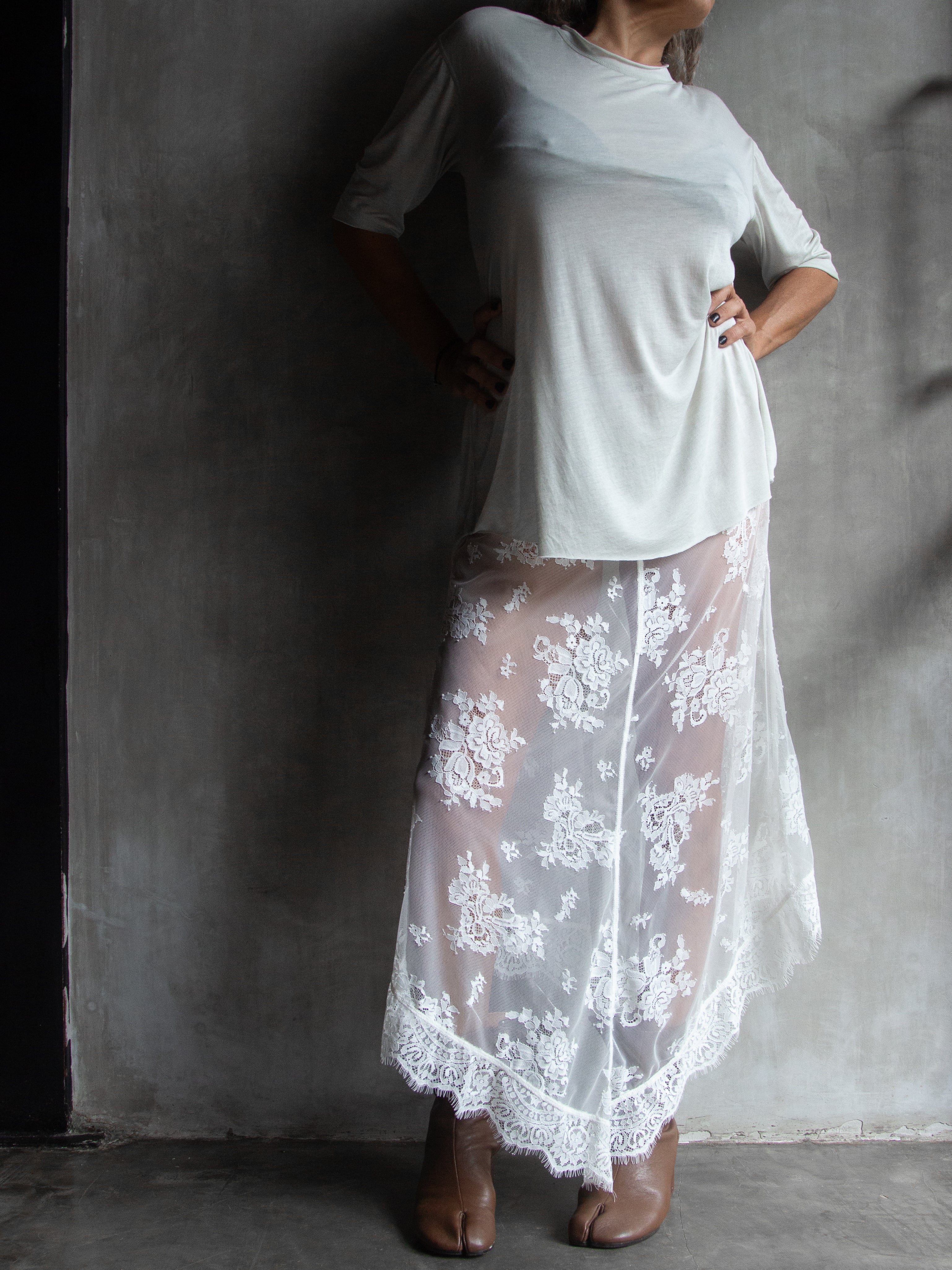 Muka T-Shirt Classic Modal Silk Mid Sleeve