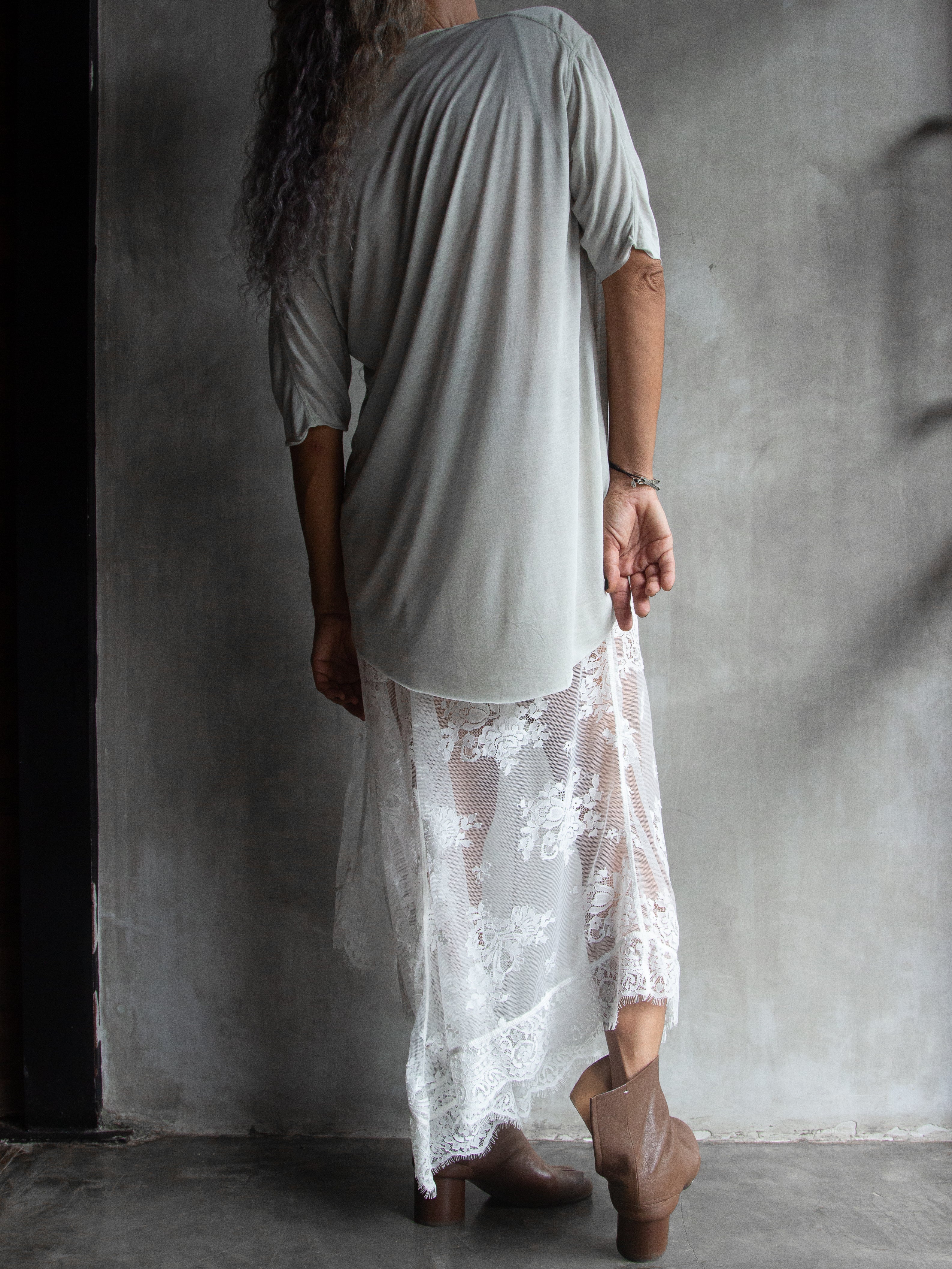 Muka T-Shirt Classic Modal Silk Mid Sleeve