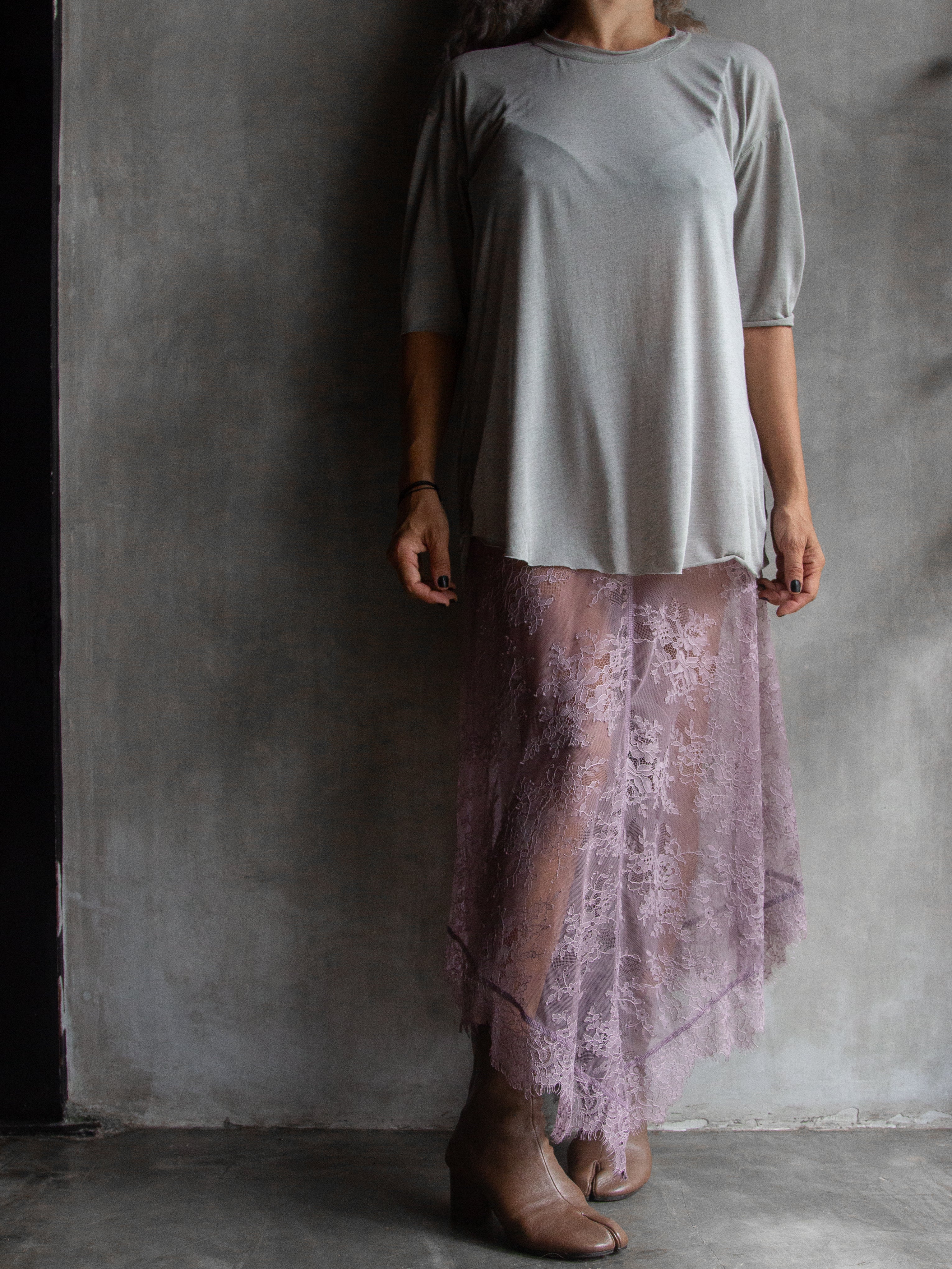 Muka T-Shirt Classic Modal Silk Mid Sleeve