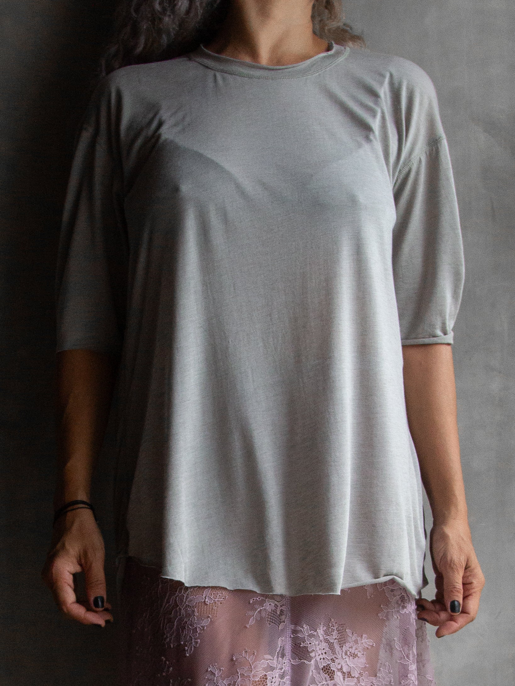 Muka T-Shirt Classic Modal Silk Mid Sleeve