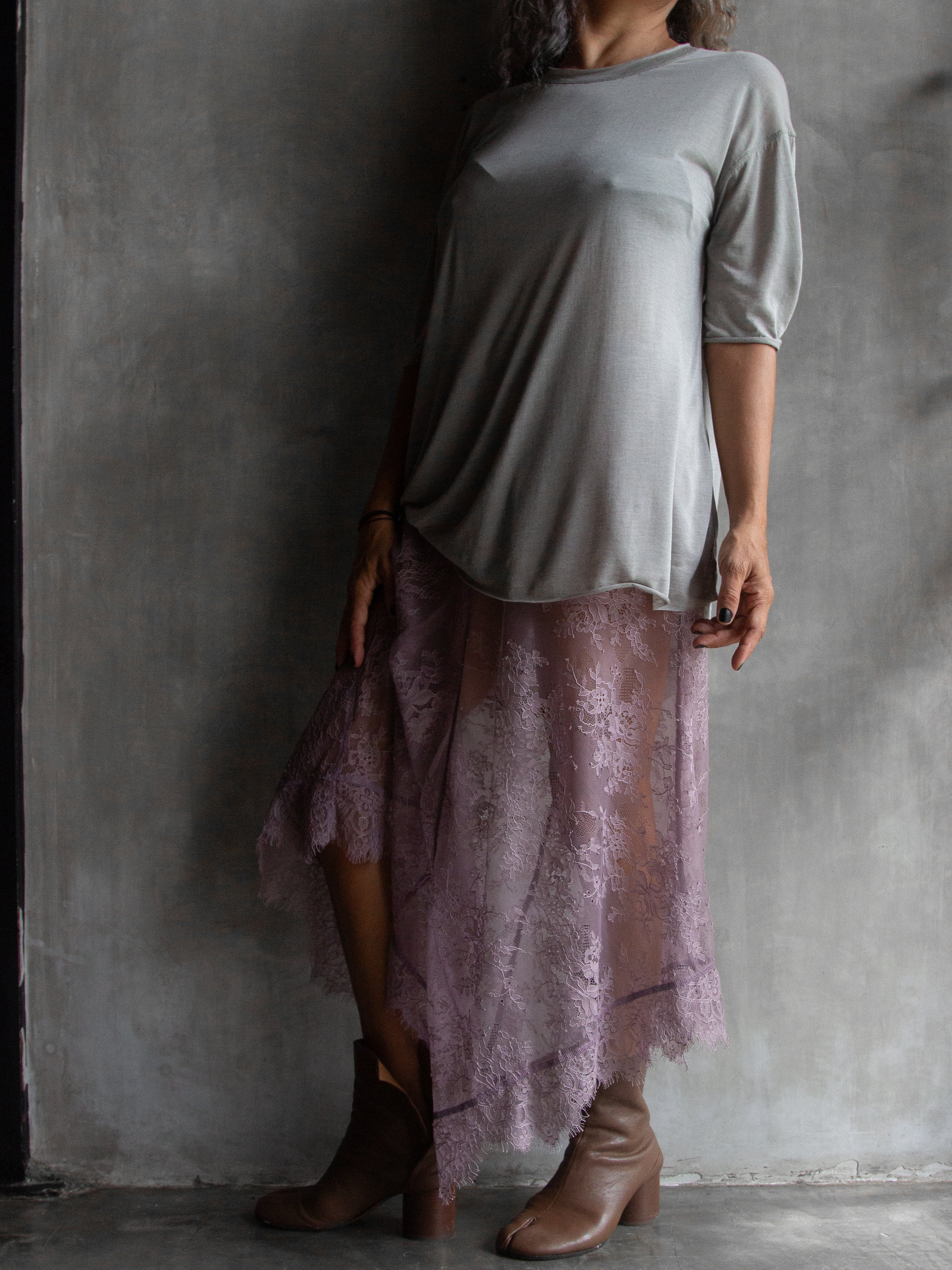 Muka T-Shirt Classic Modal Silk Mid Sleeve