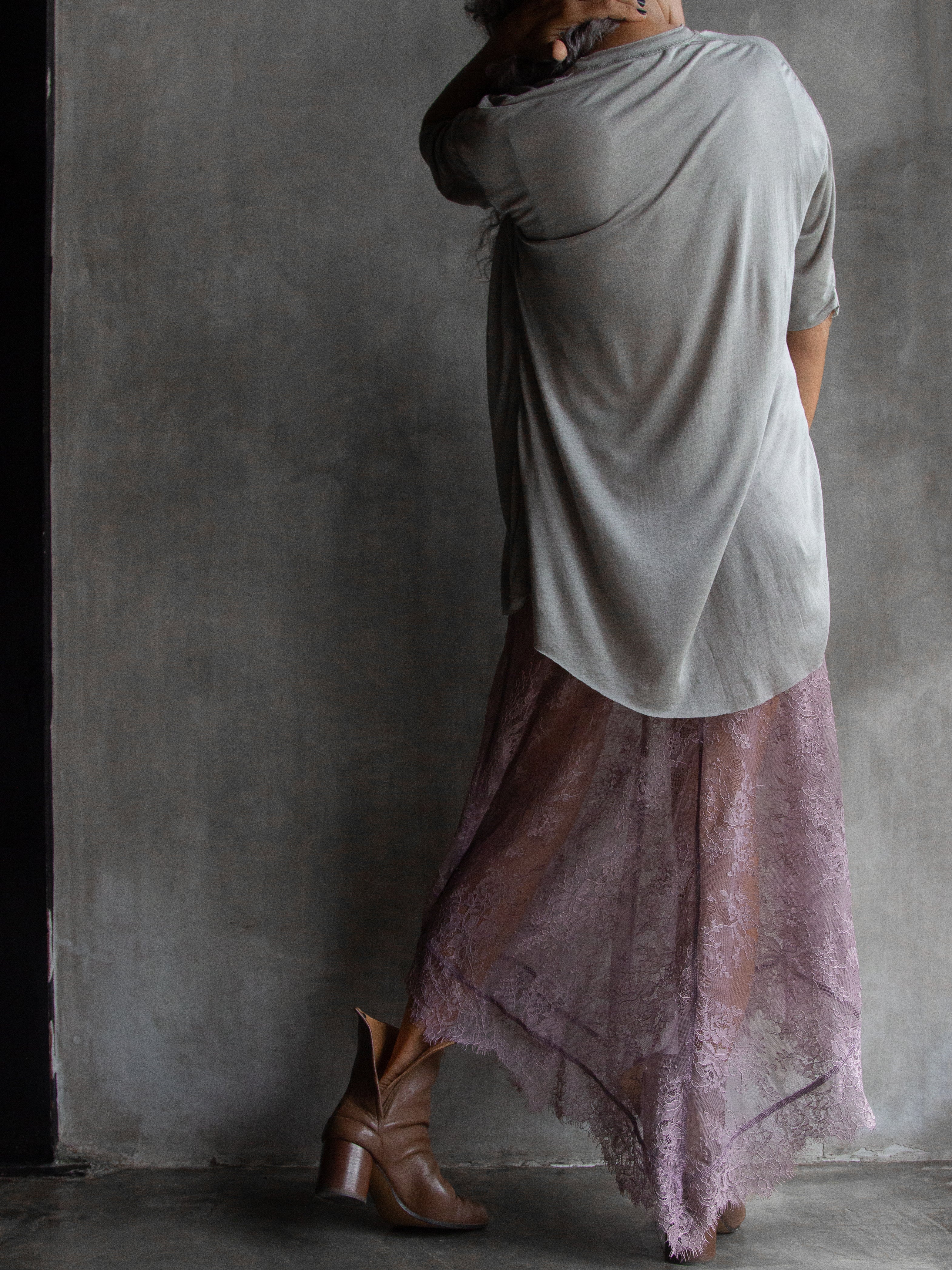 Muka T-Shirt Classic Modal Silk Mid Sleeve