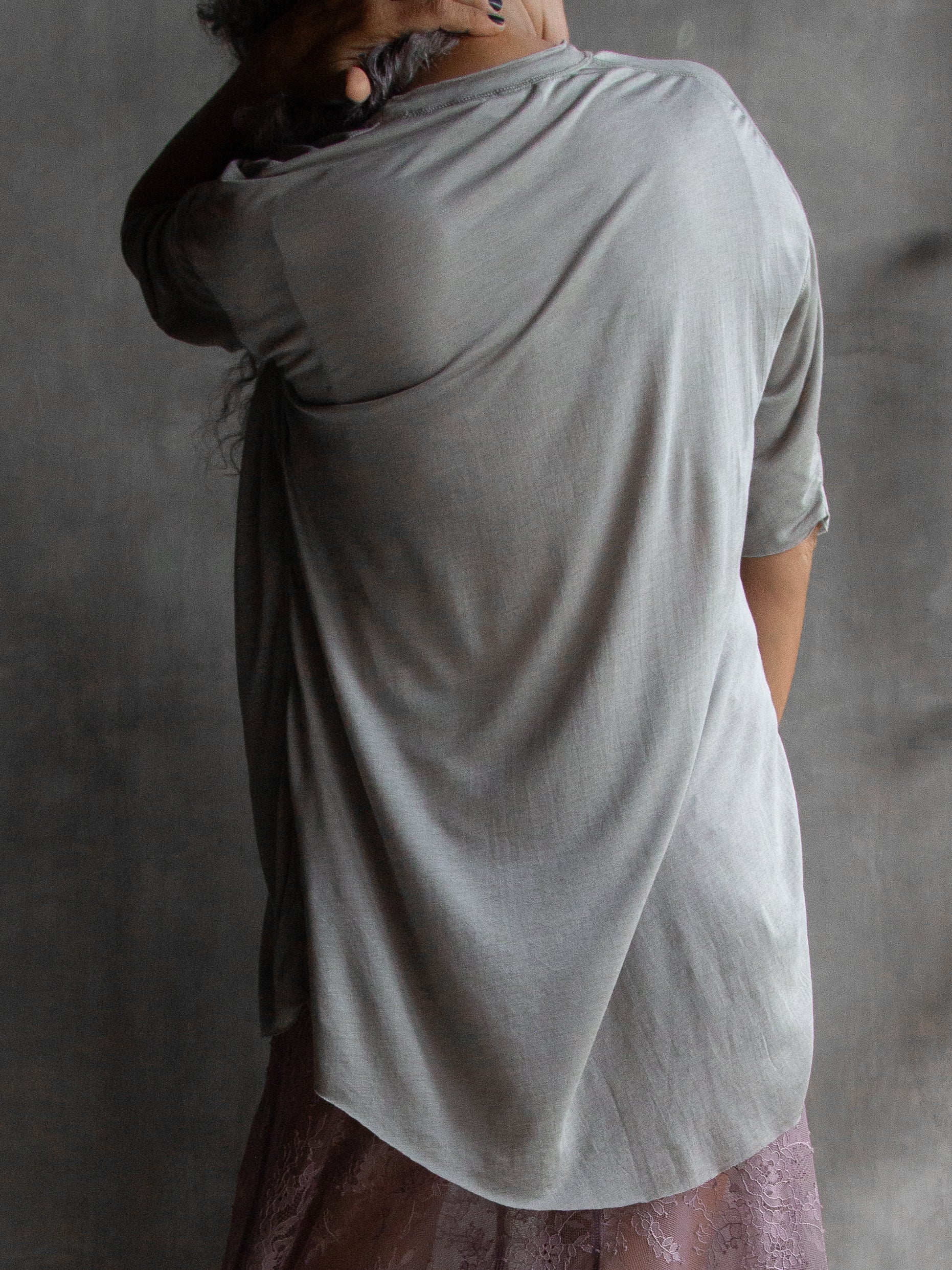 Muka T-Shirt Classic Modal Silk Mid Sleeve