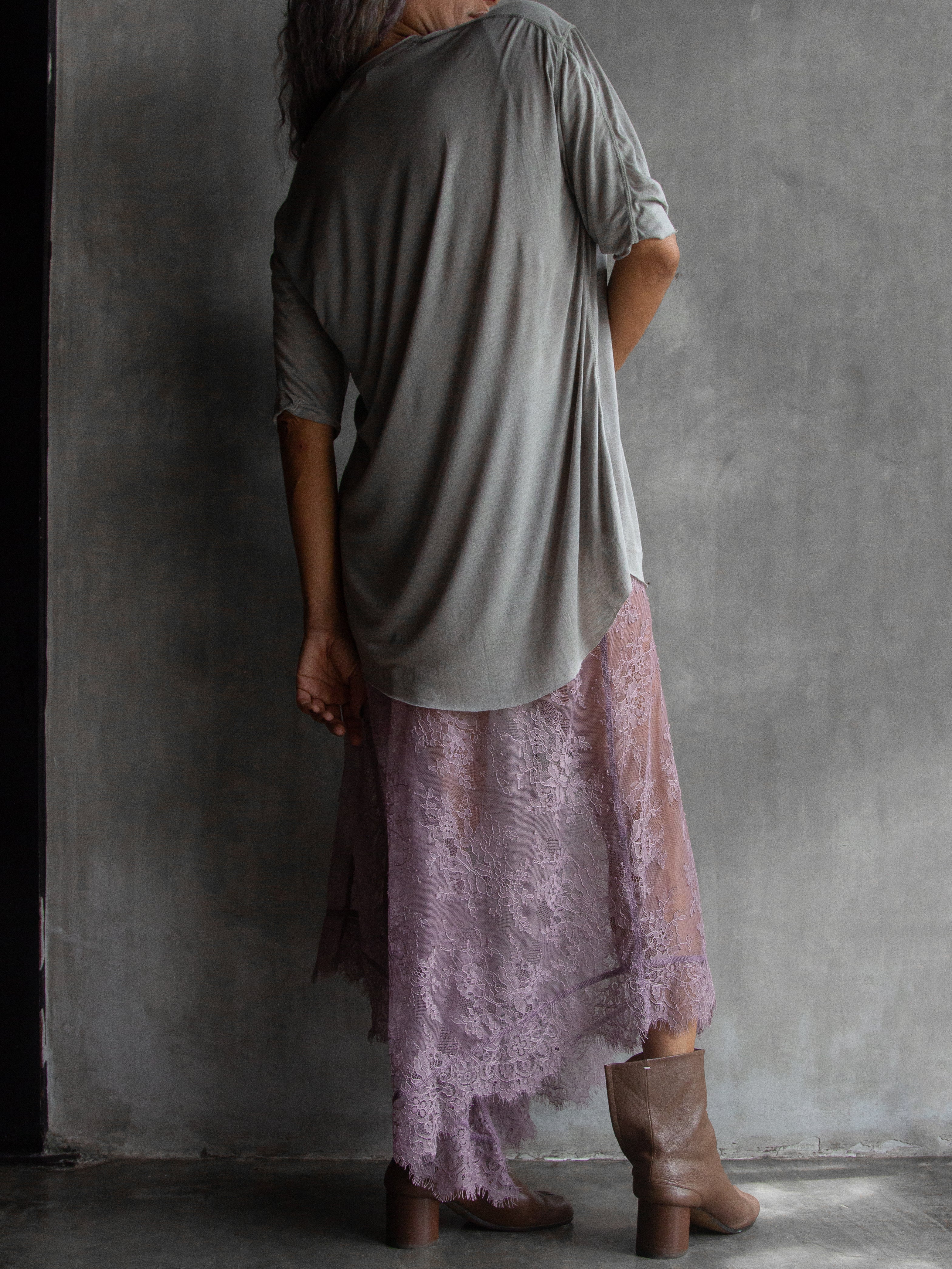 Muka T-Shirt Classic Modal Silk Mid Sleeve