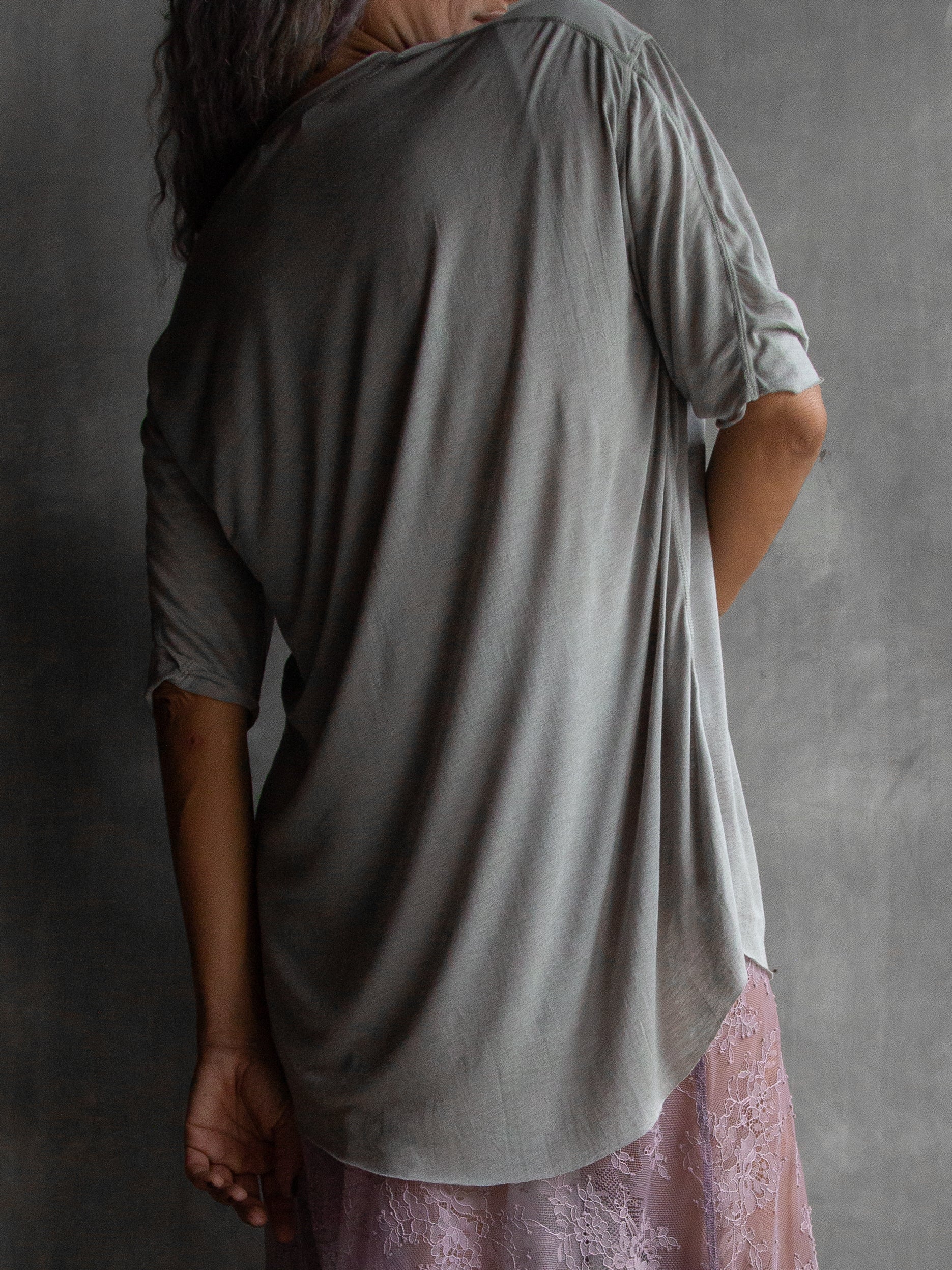 Muka T-Shirt Classic Modal Silk Mid Sleeve