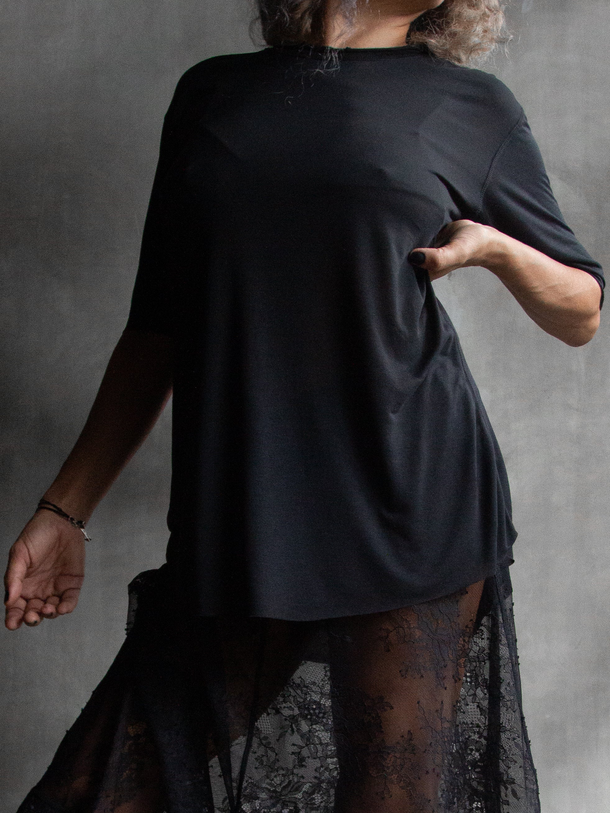 Muka T-Shirt Classic Modal Silk Mid Sleeve