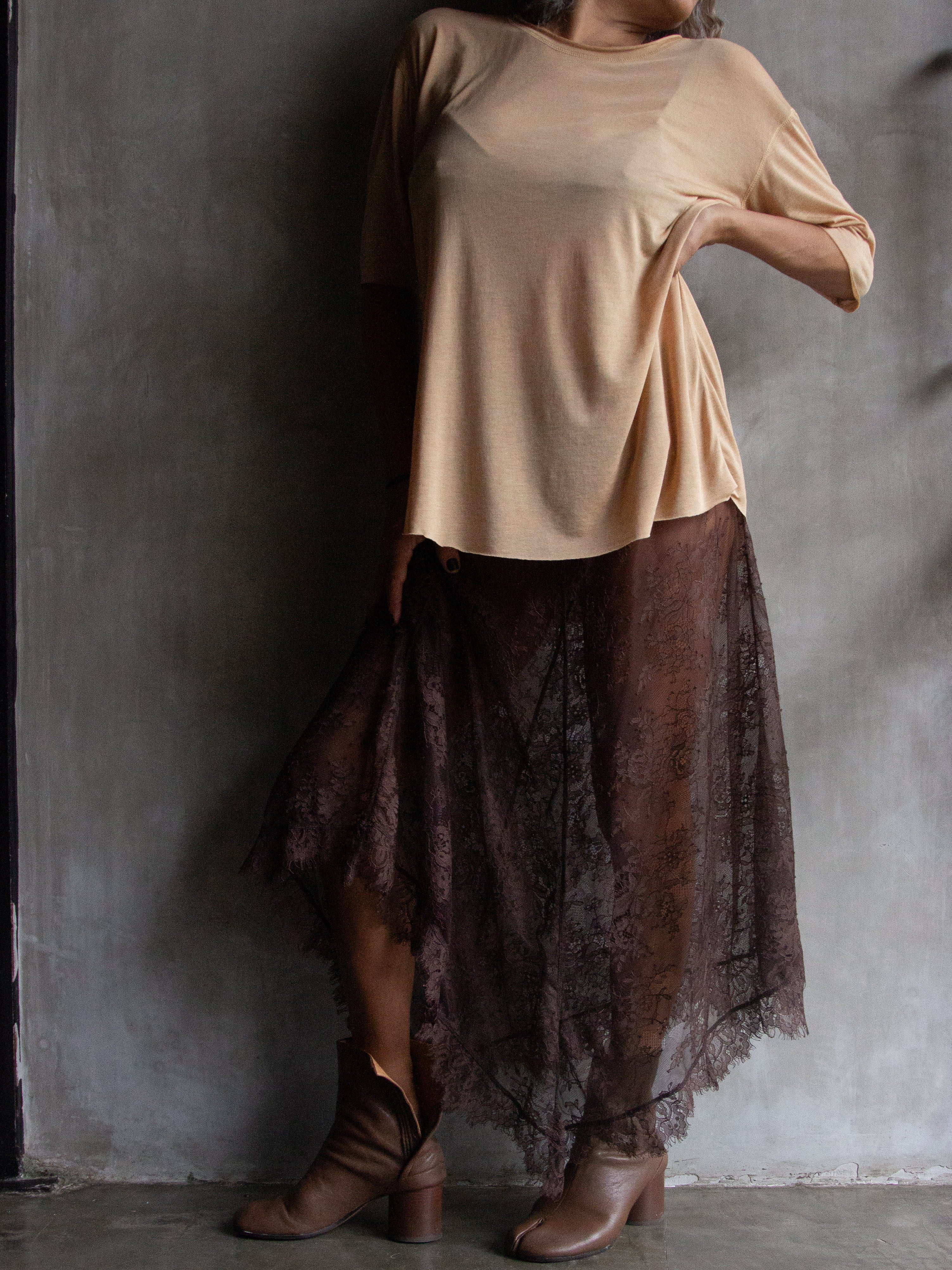 Muka T-Shirt Classic Modal Silk Mid Sleeve
