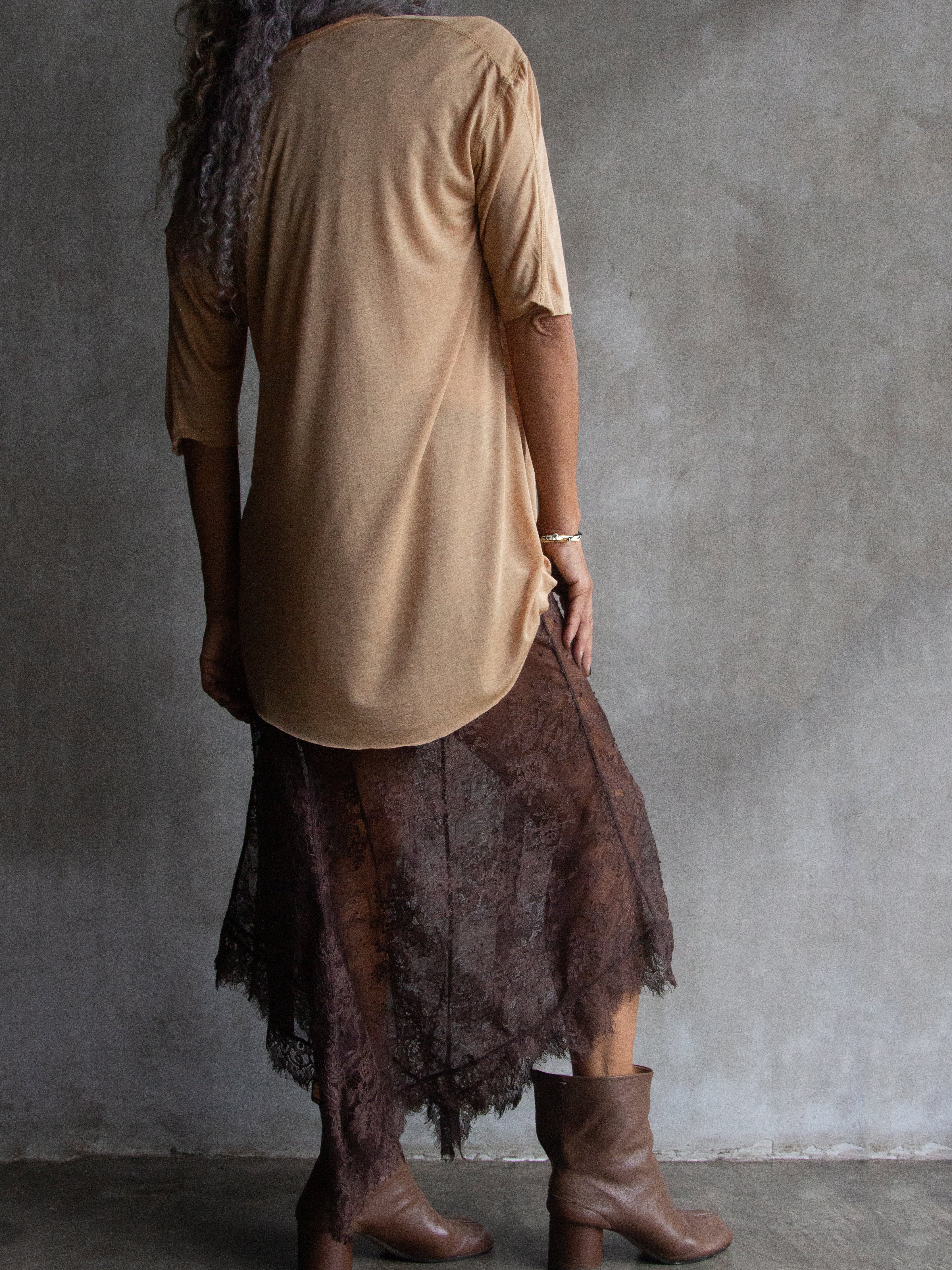 Muka T-Shirt Classic Modal Silk Mid Sleeve